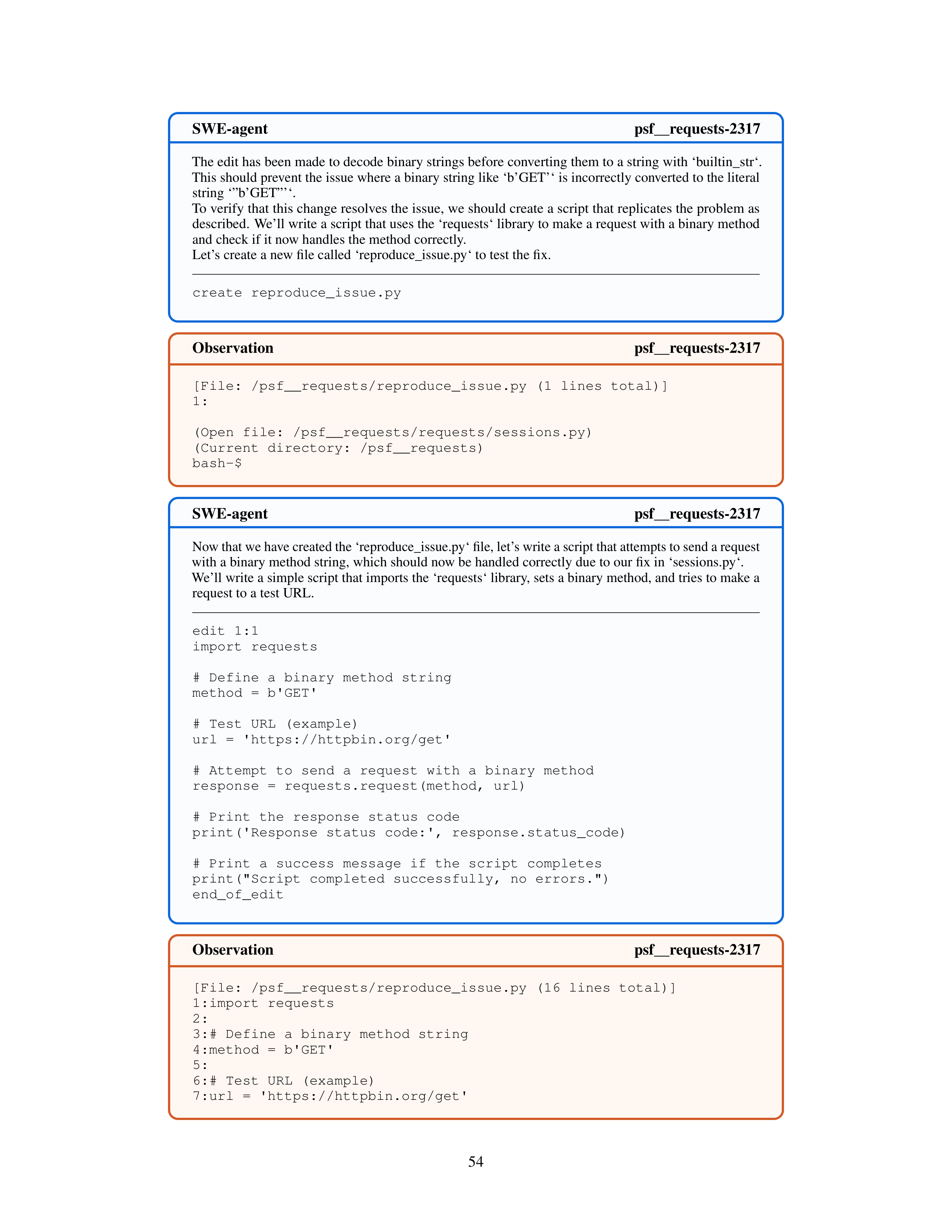 SWE-Agent AI Agent for Software Engineering Automation — page 54
