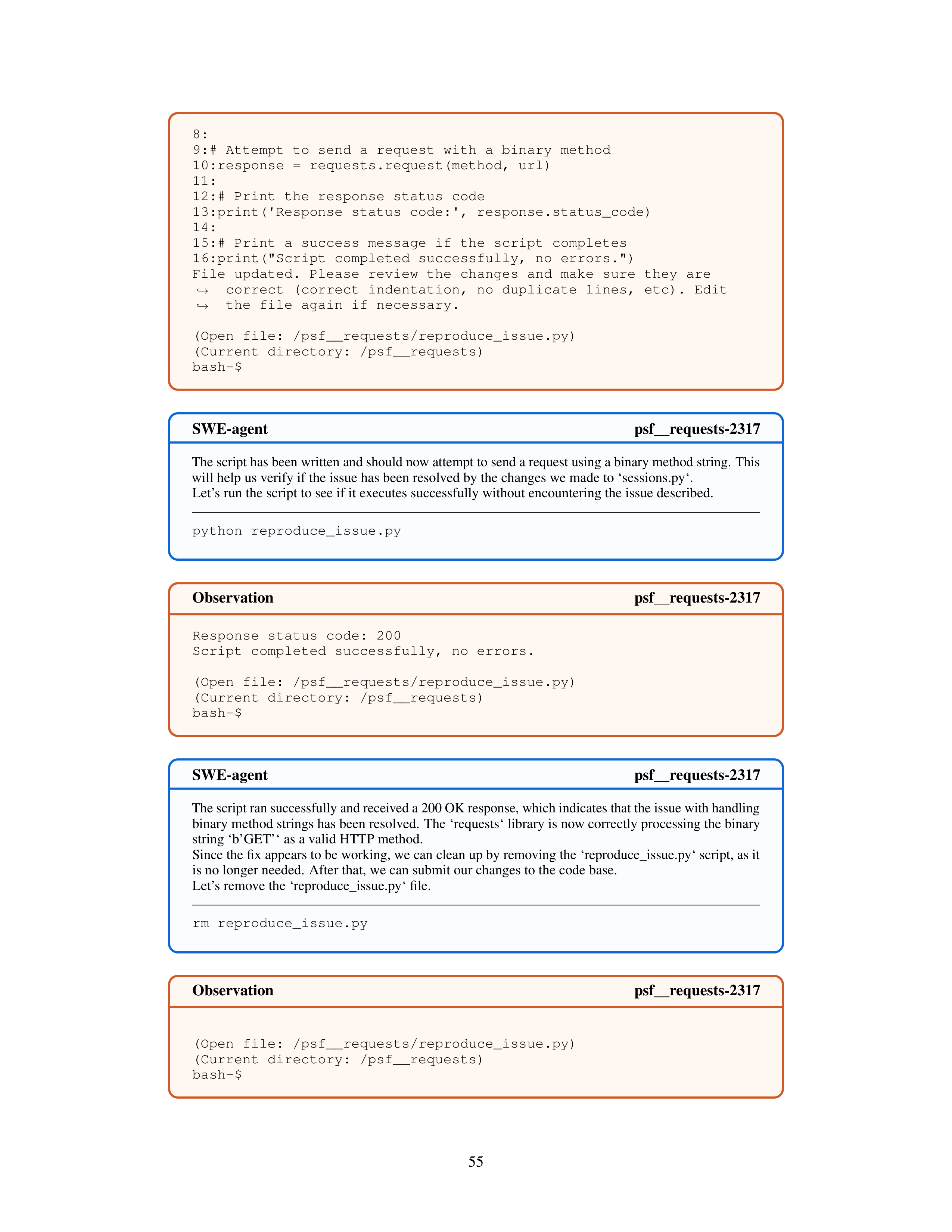 SWE-Agent AI Agent for Software Engineering Automation — page 55