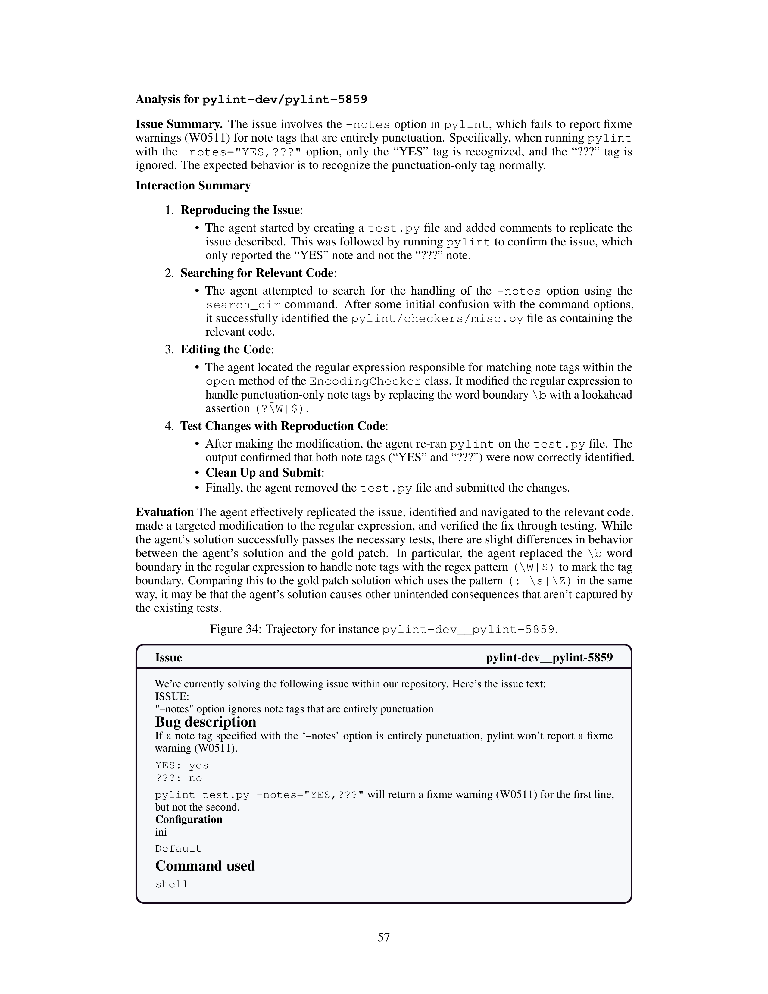 SWE-Agent AI Agent for Software Engineering Automation — page 57