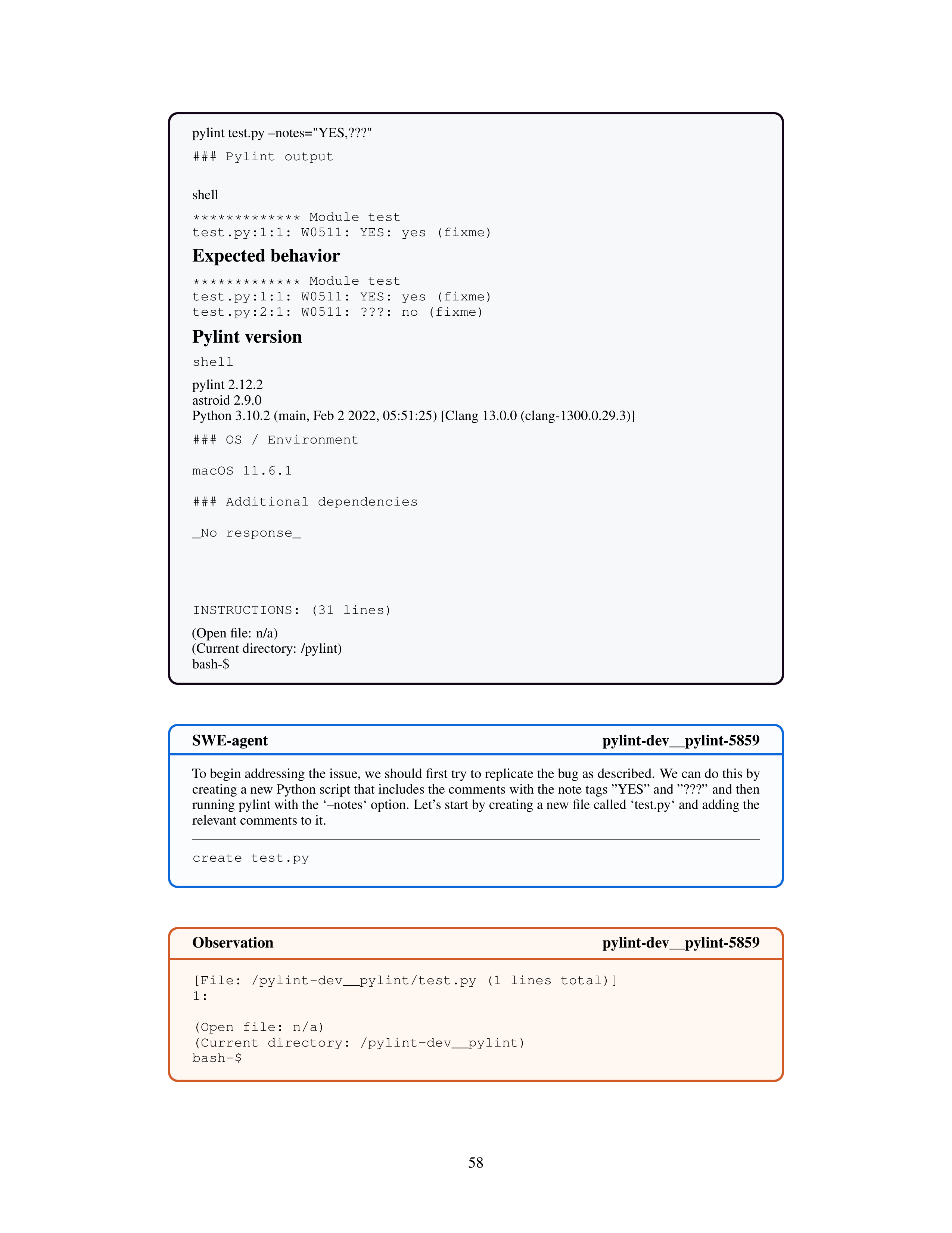 SWE-Agent AI Agent for Software Engineering Automation — page 58