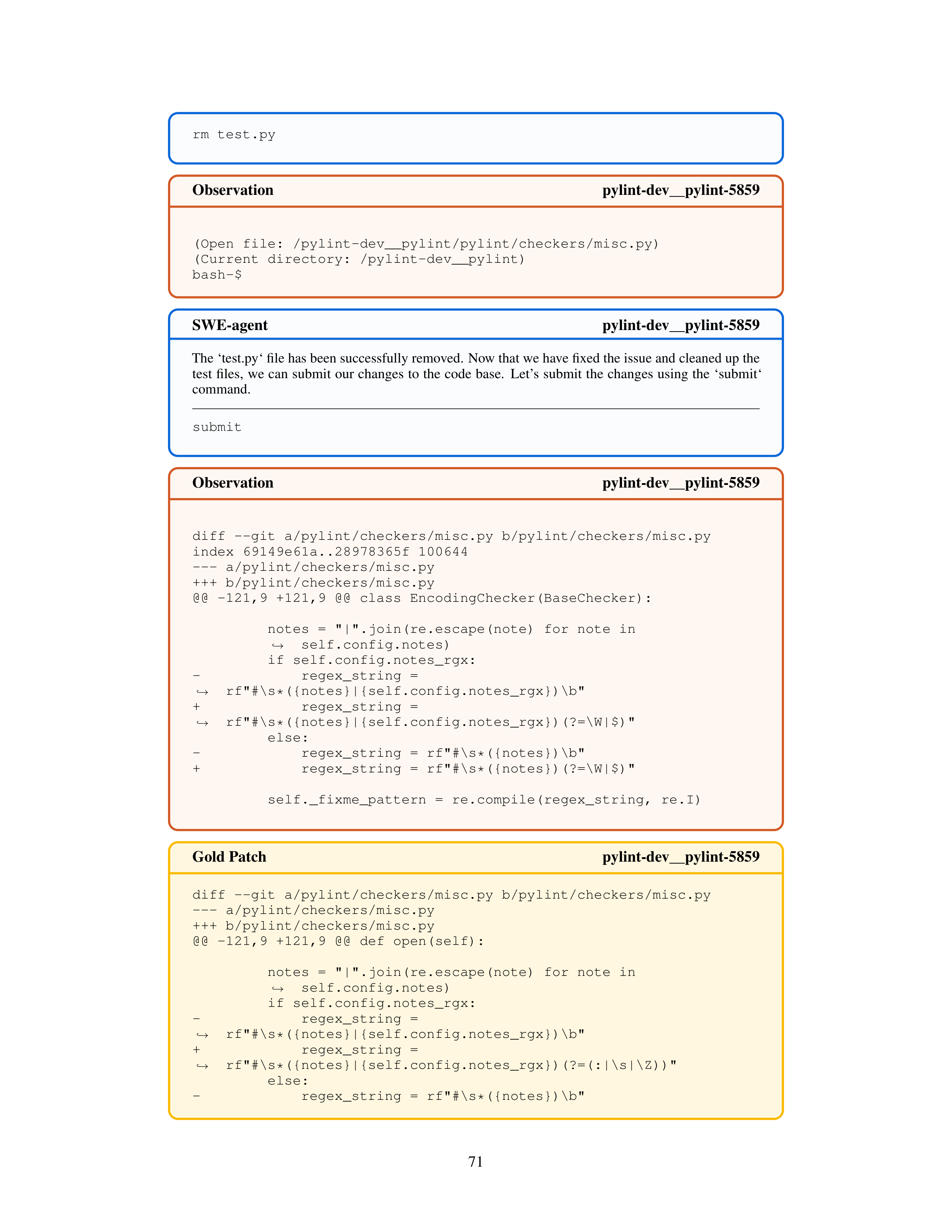 SWE-Agent AI Agent for Software Engineering Automation — page 71