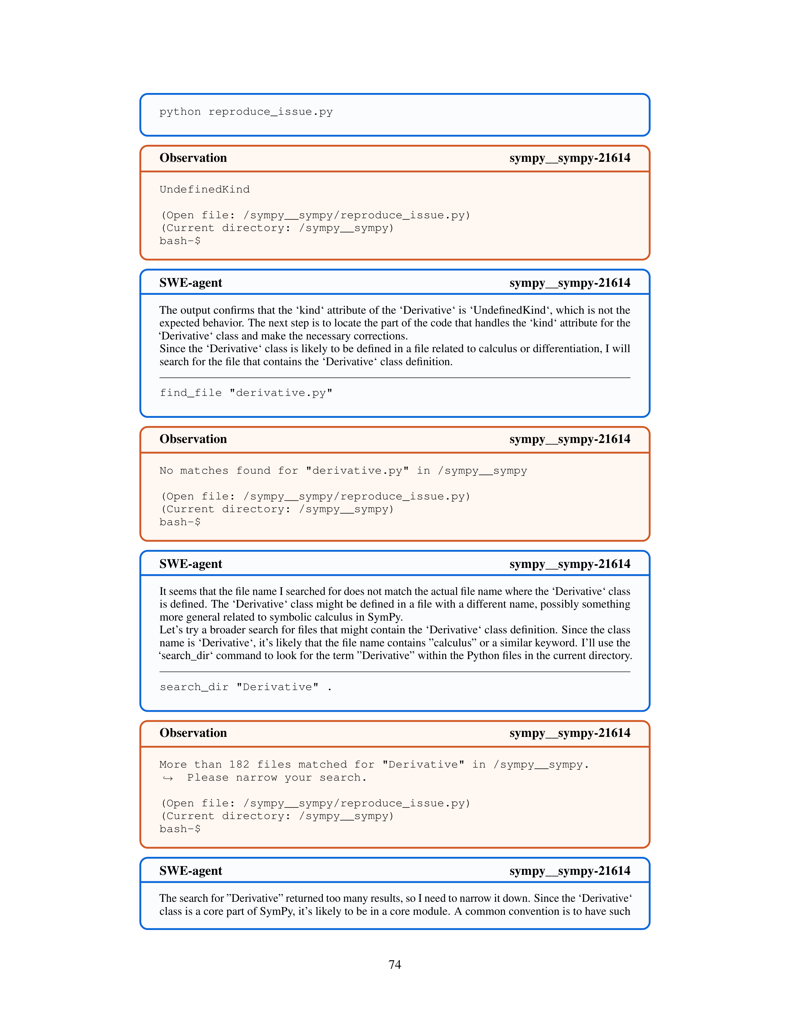 SWE-Agent AI Agent for Software Engineering Automation — page 74