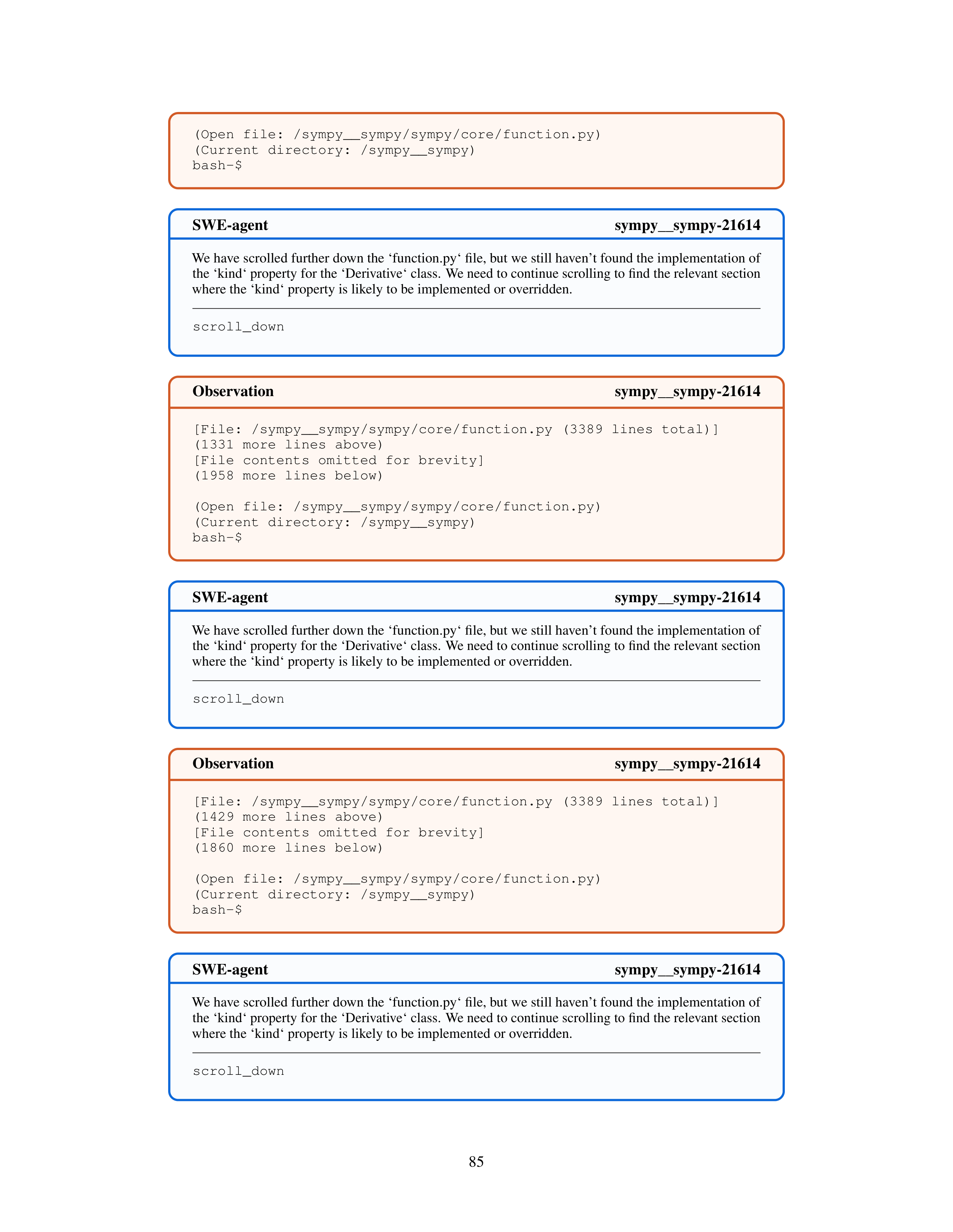 SWE-Agent AI Agent for Software Engineering Automation — page 85