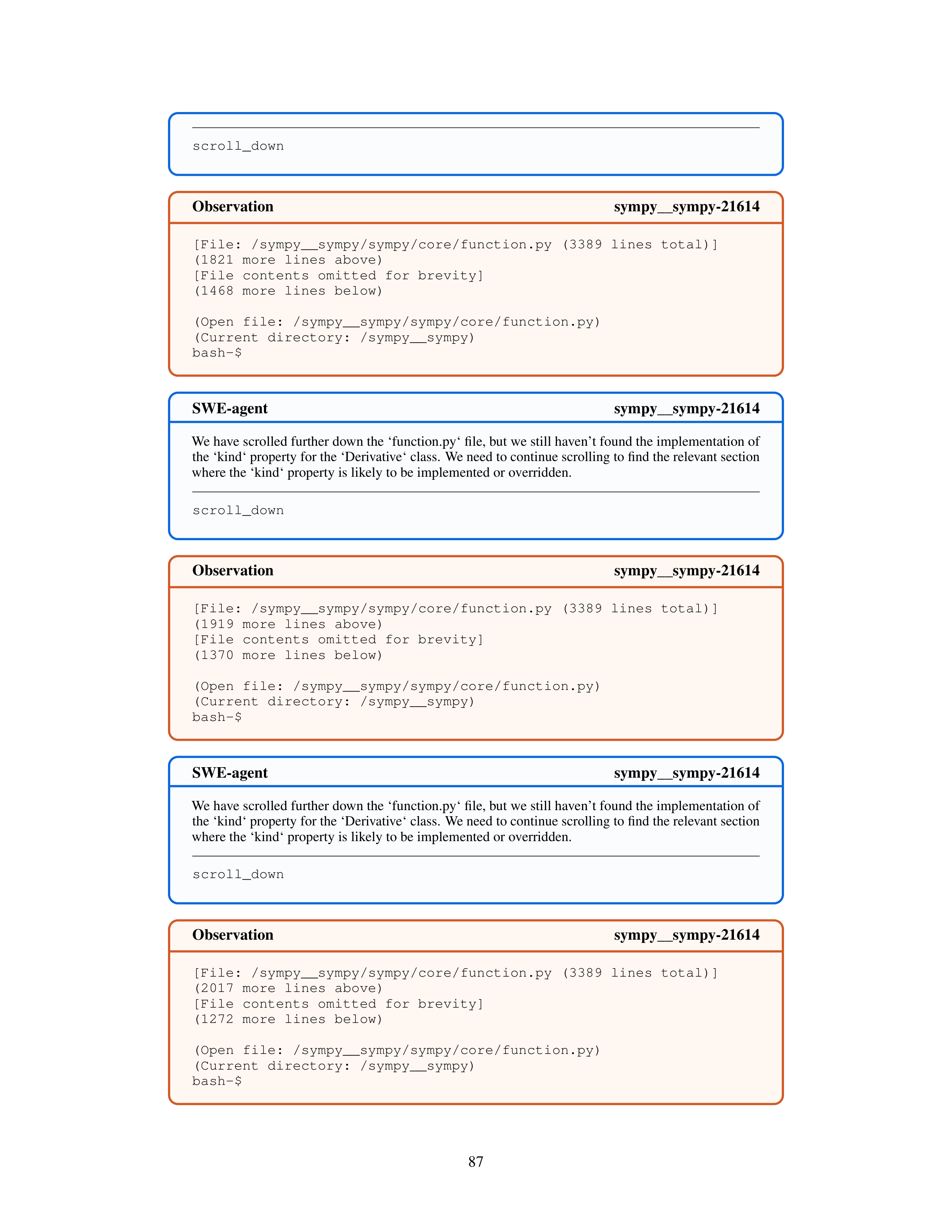 SWE-Agent AI Agent for Software Engineering Automation — page 87