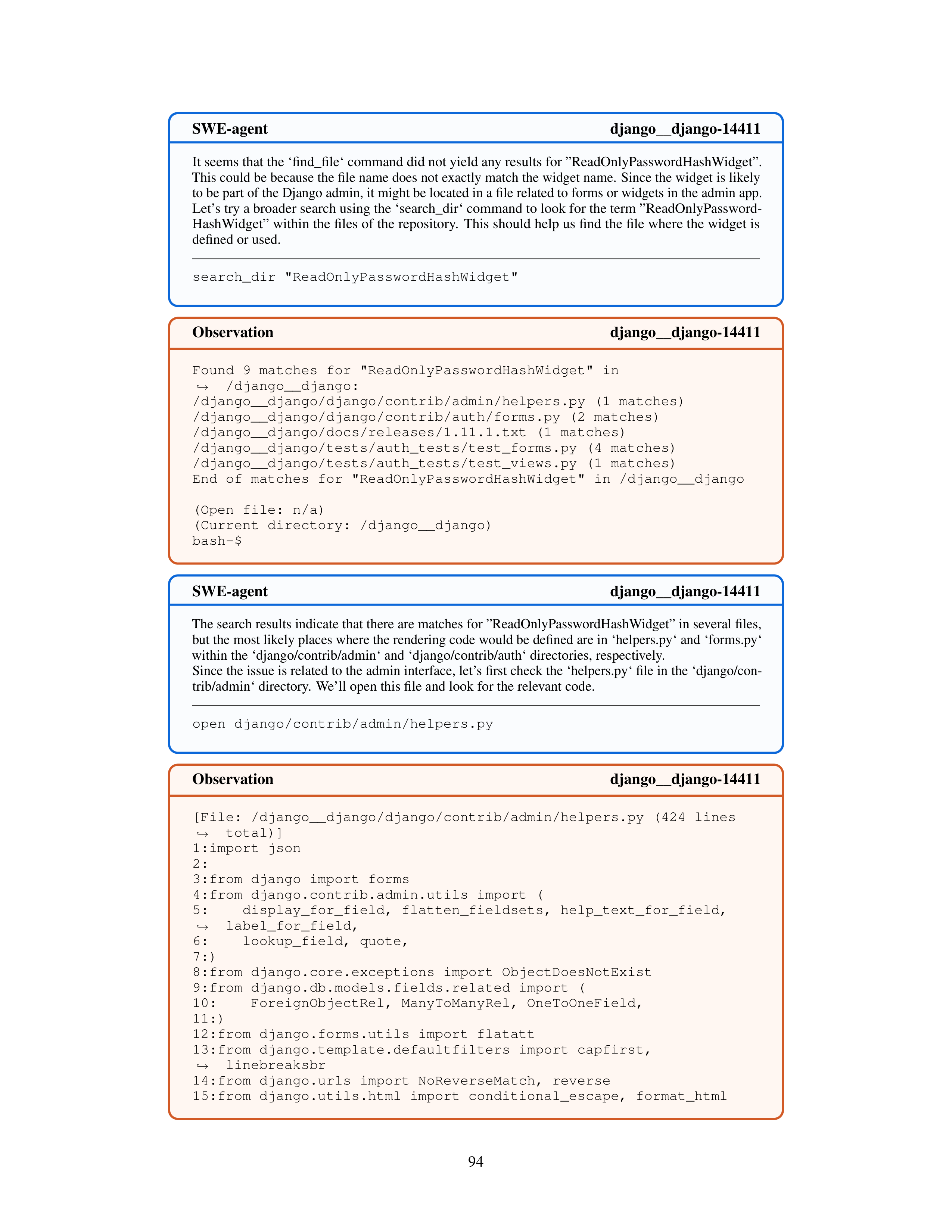 SWE-Agent AI Agent for Software Engineering Automation — page 94