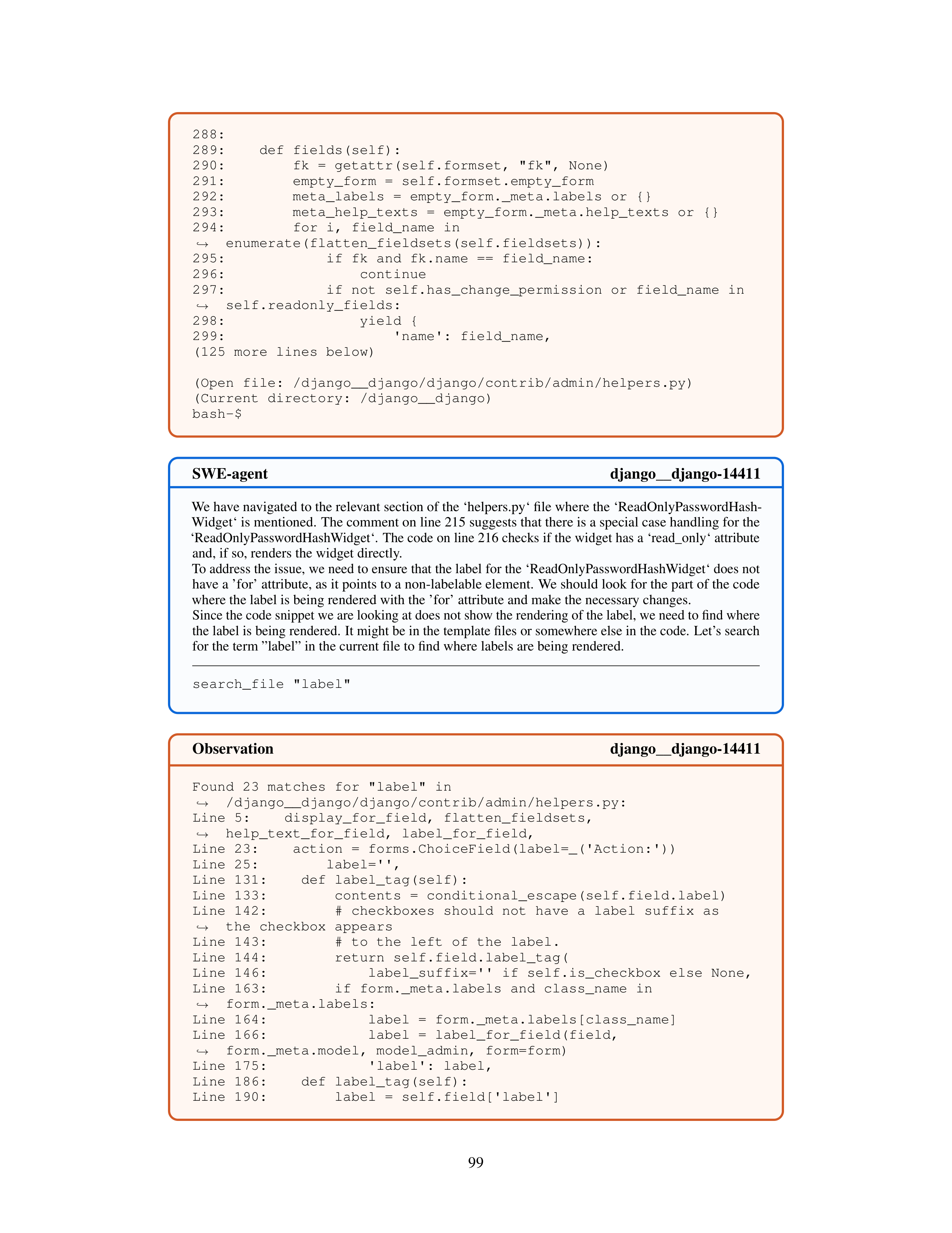 SWE-Agent AI Agent for Software Engineering Automation — page 99