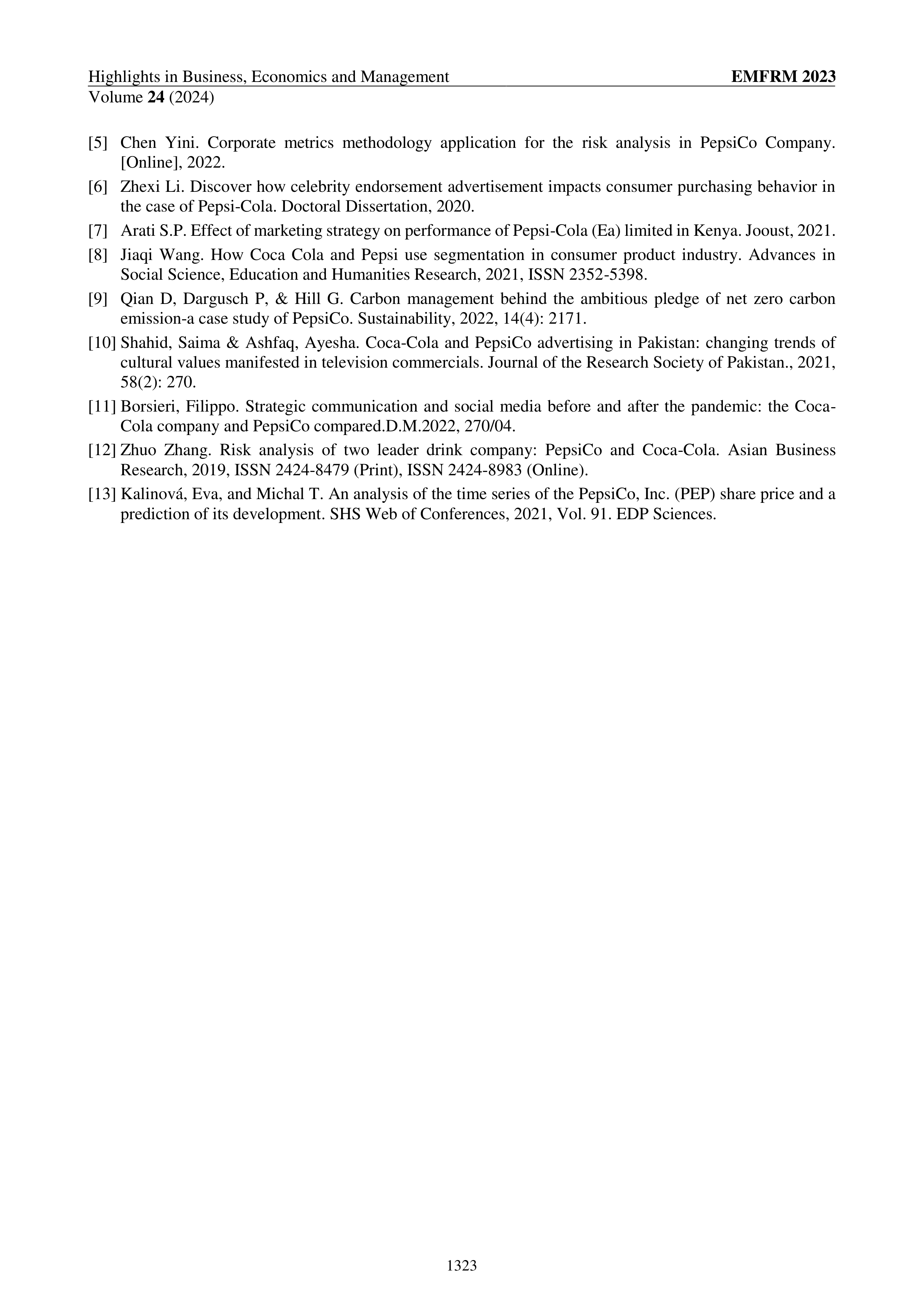 PepsiCo Swot Analysis  — page 10