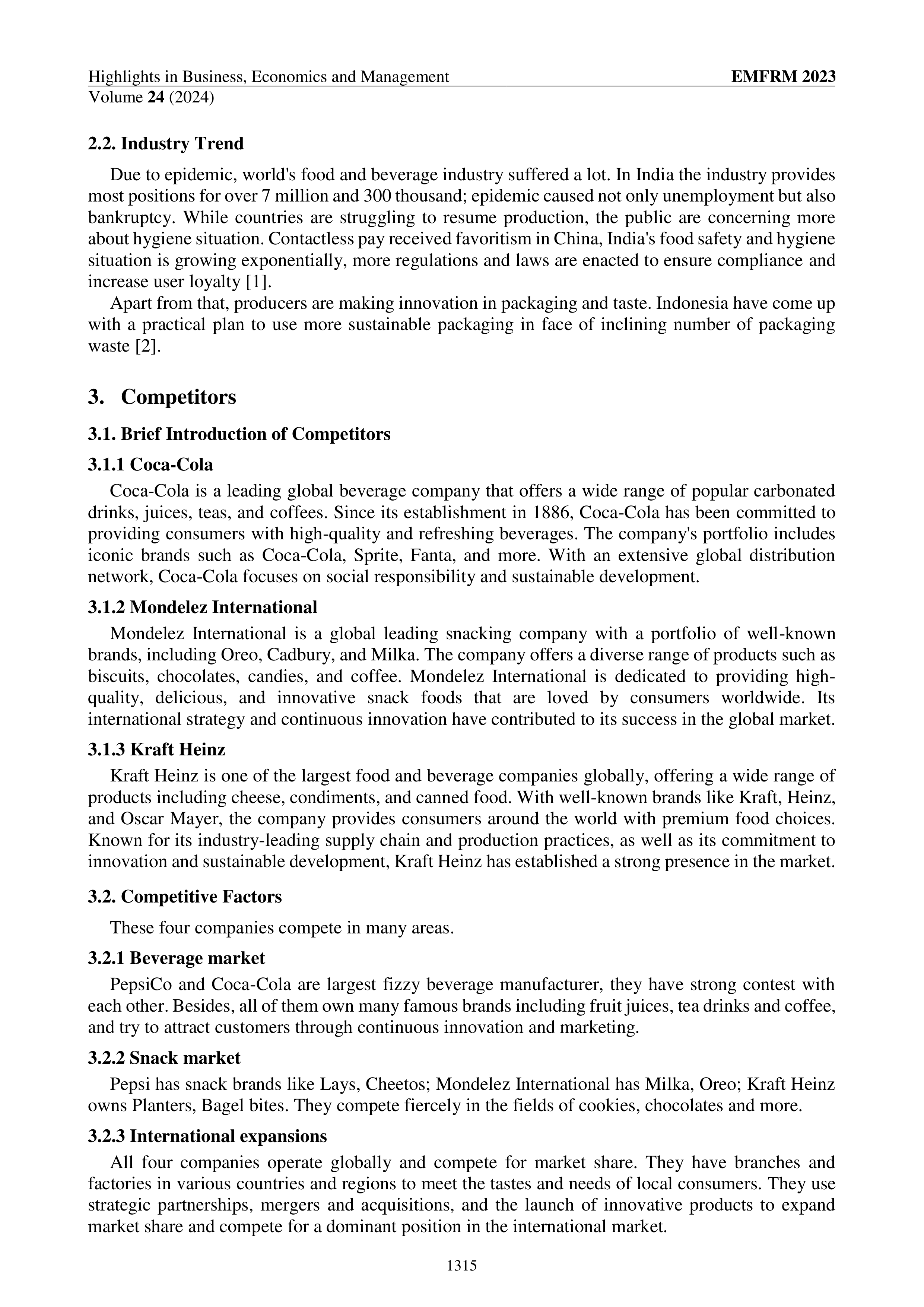 PepsiCo Swot Analysis  — page 2