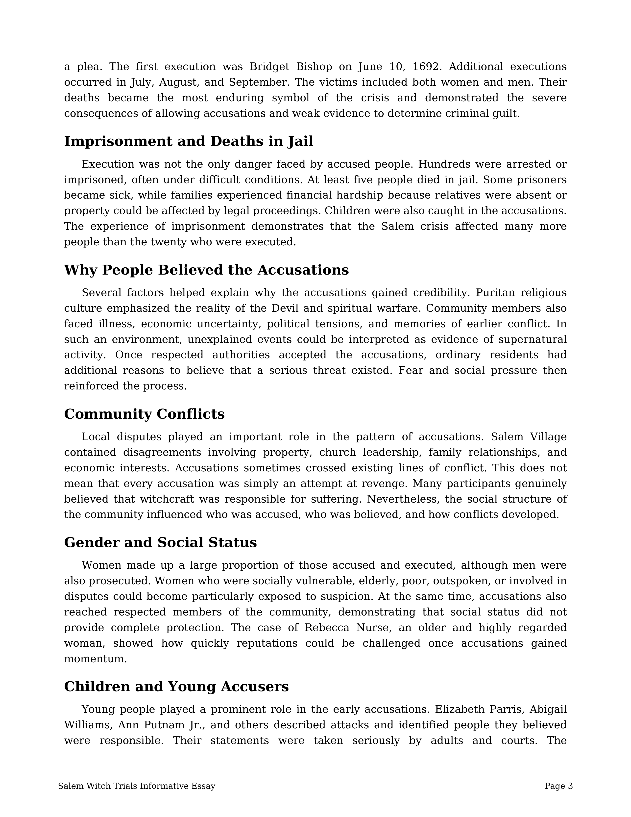 Salem Witch Trials Informative Essay — page 3