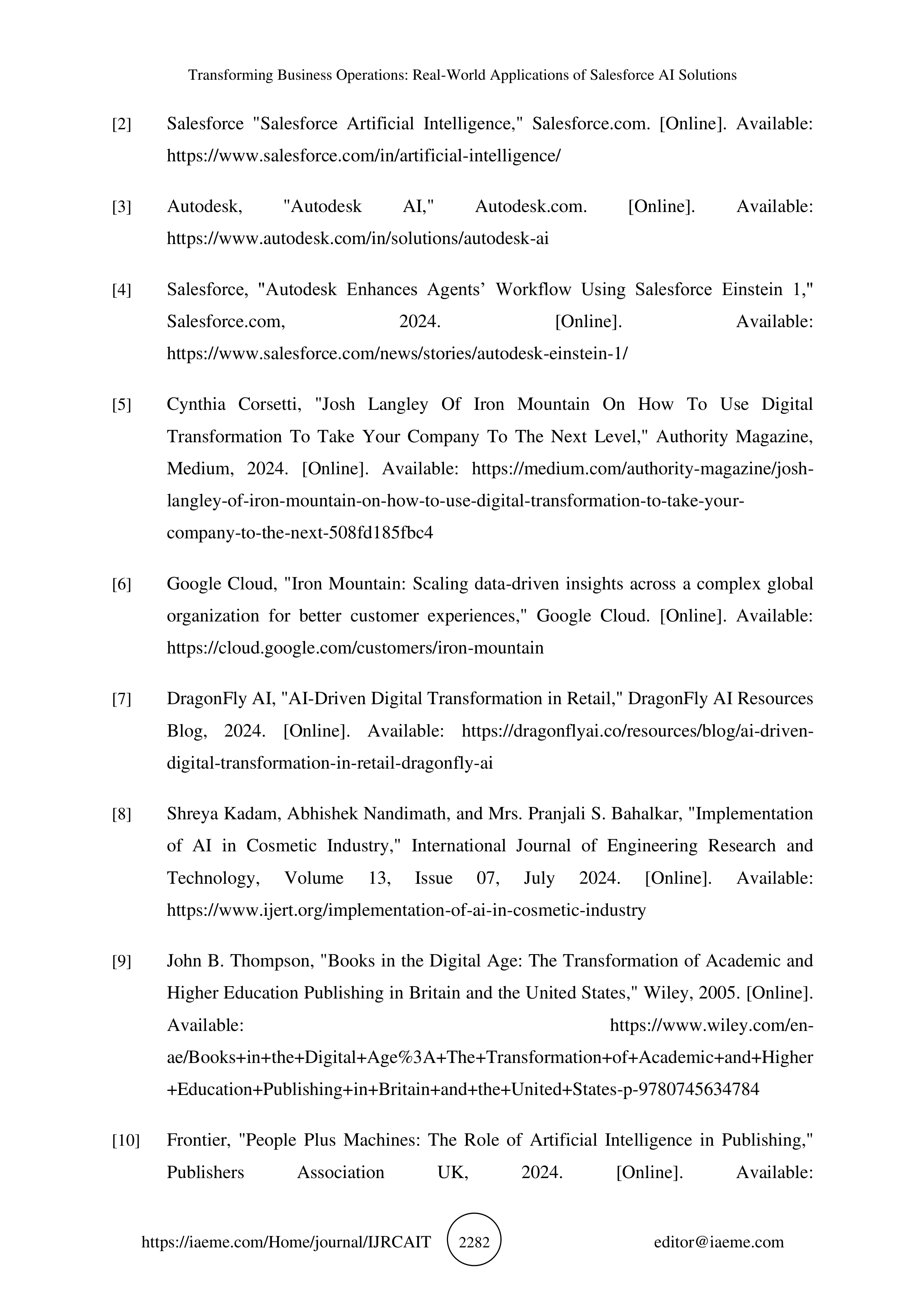 Salesforce Case Study — page 13