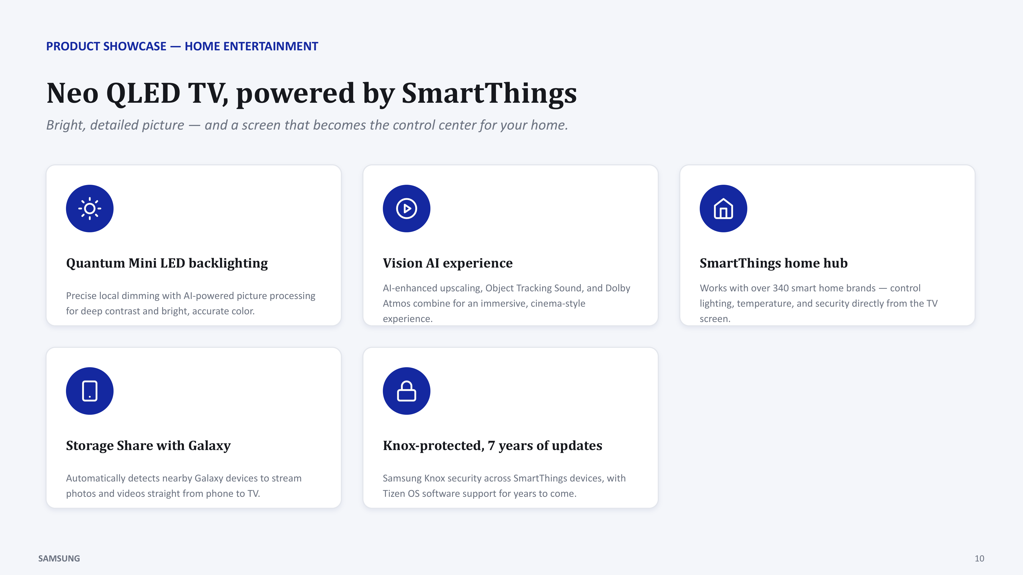 Samsung Sales Presentation — page 10