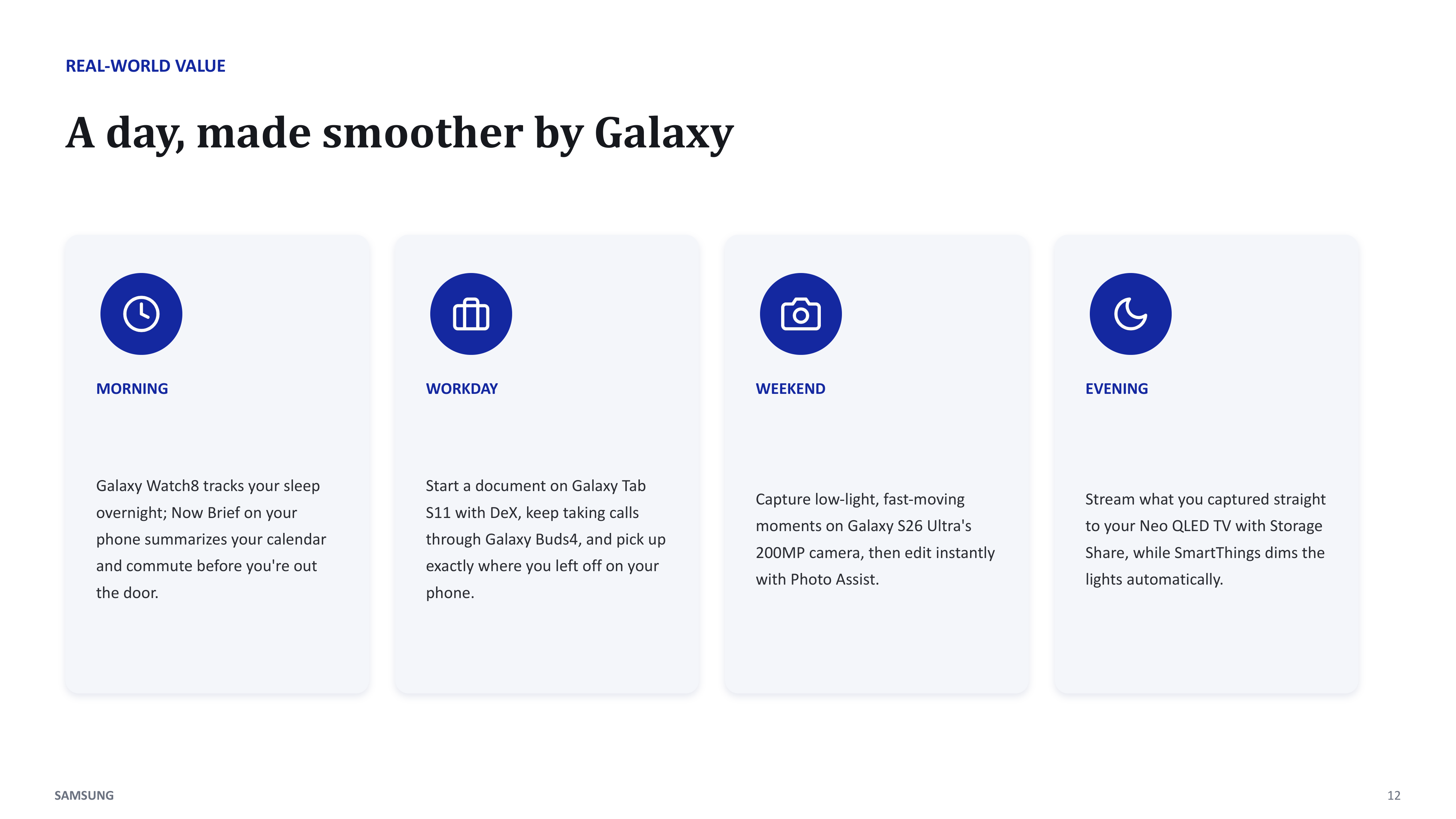 Samsung Sales Presentation — page 12