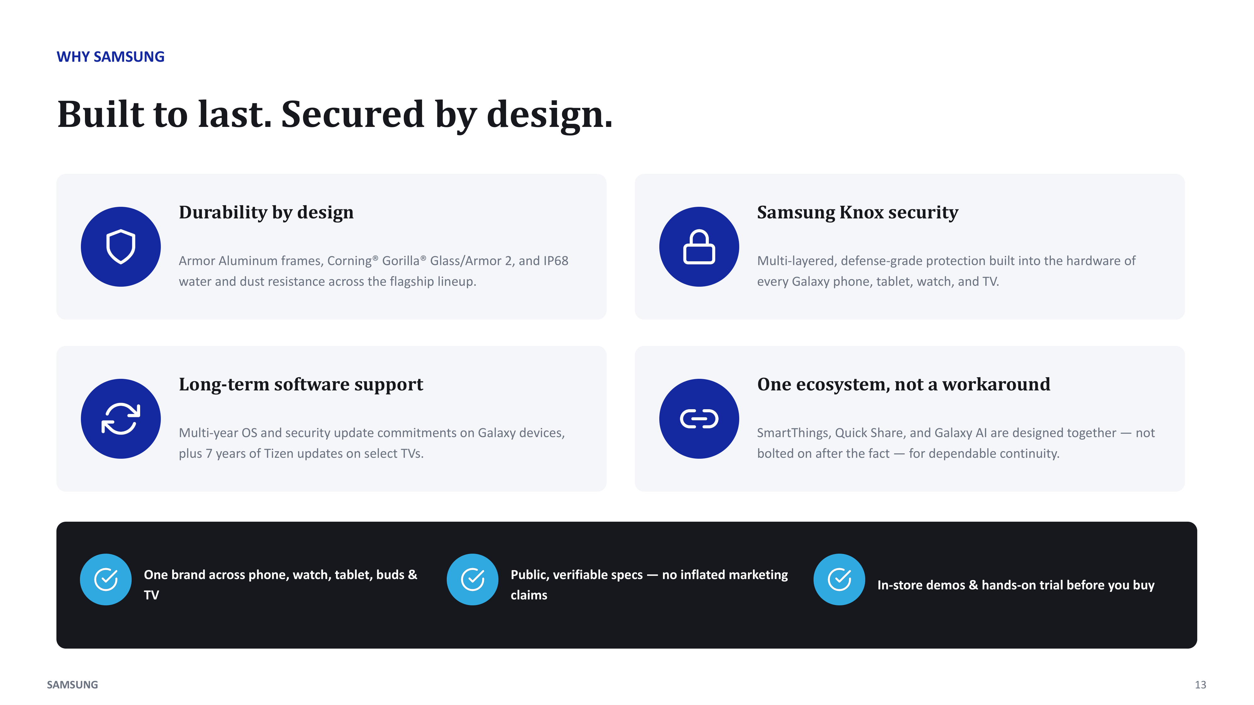 Samsung Sales Presentation — page 13