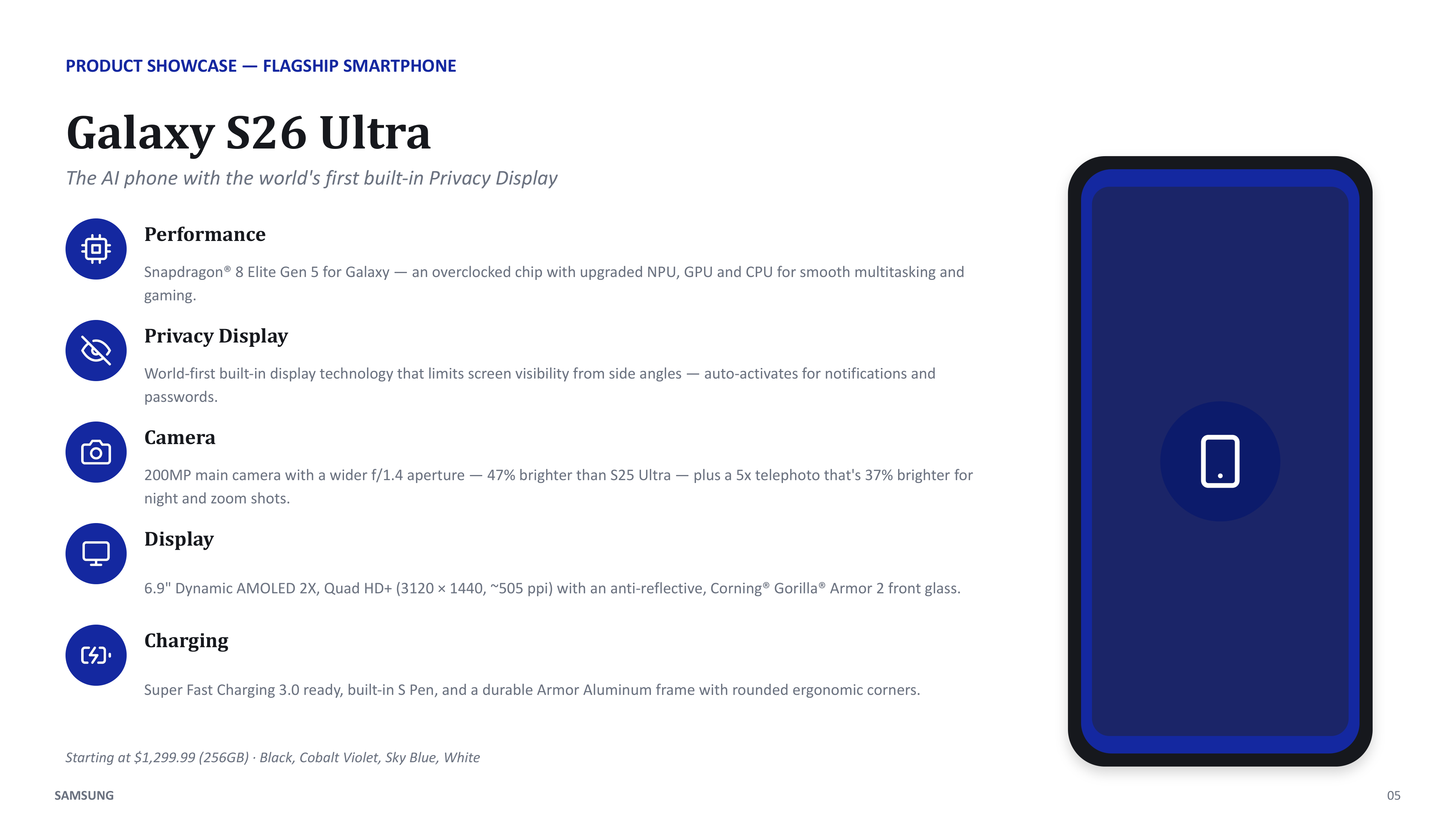Samsung Sales Presentation — page 5