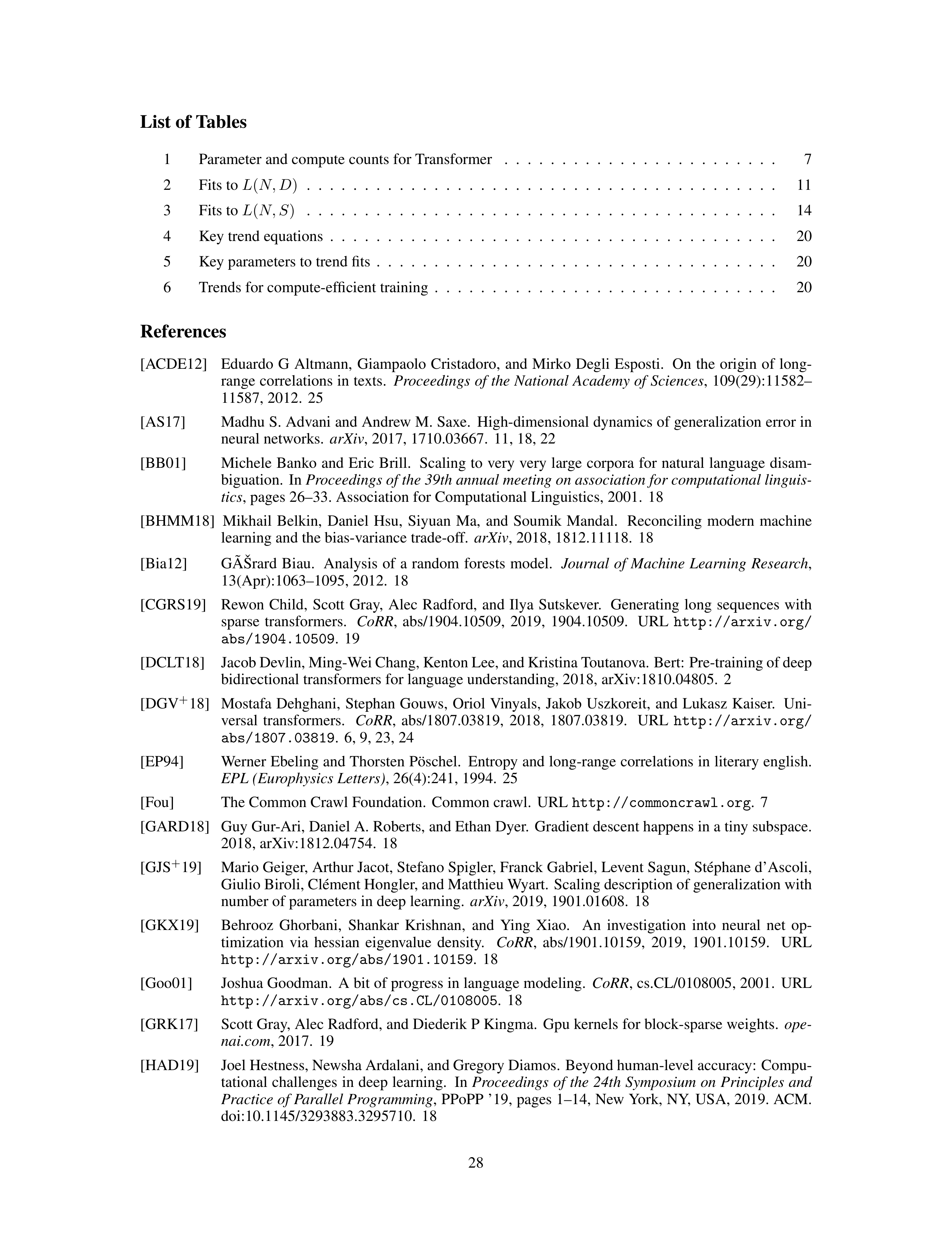 Scaling Laws for Neural Language Models Research Paper by OpenAI — page 28
