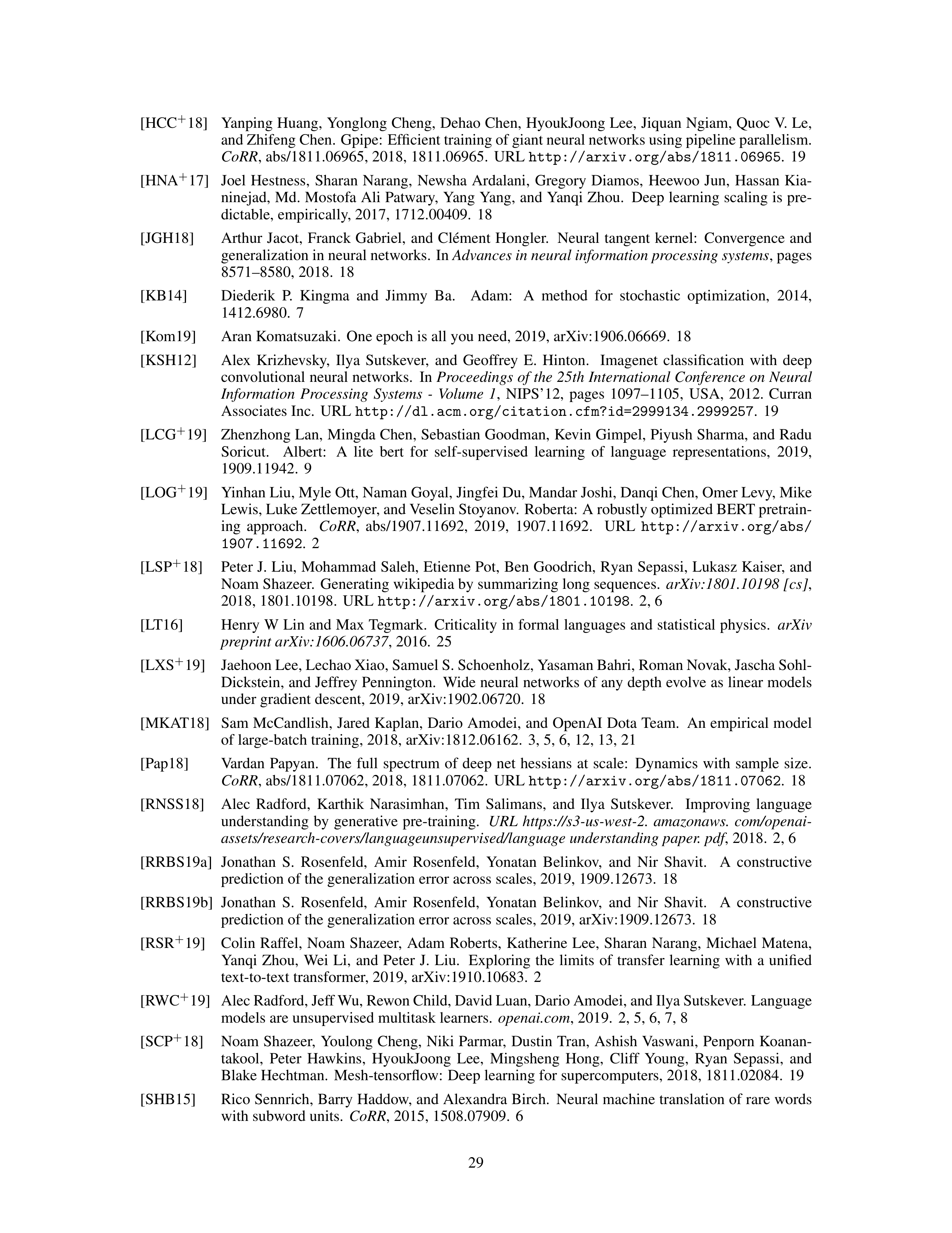 Scaling Laws for Neural Language Models Research Paper by OpenAI — page 29