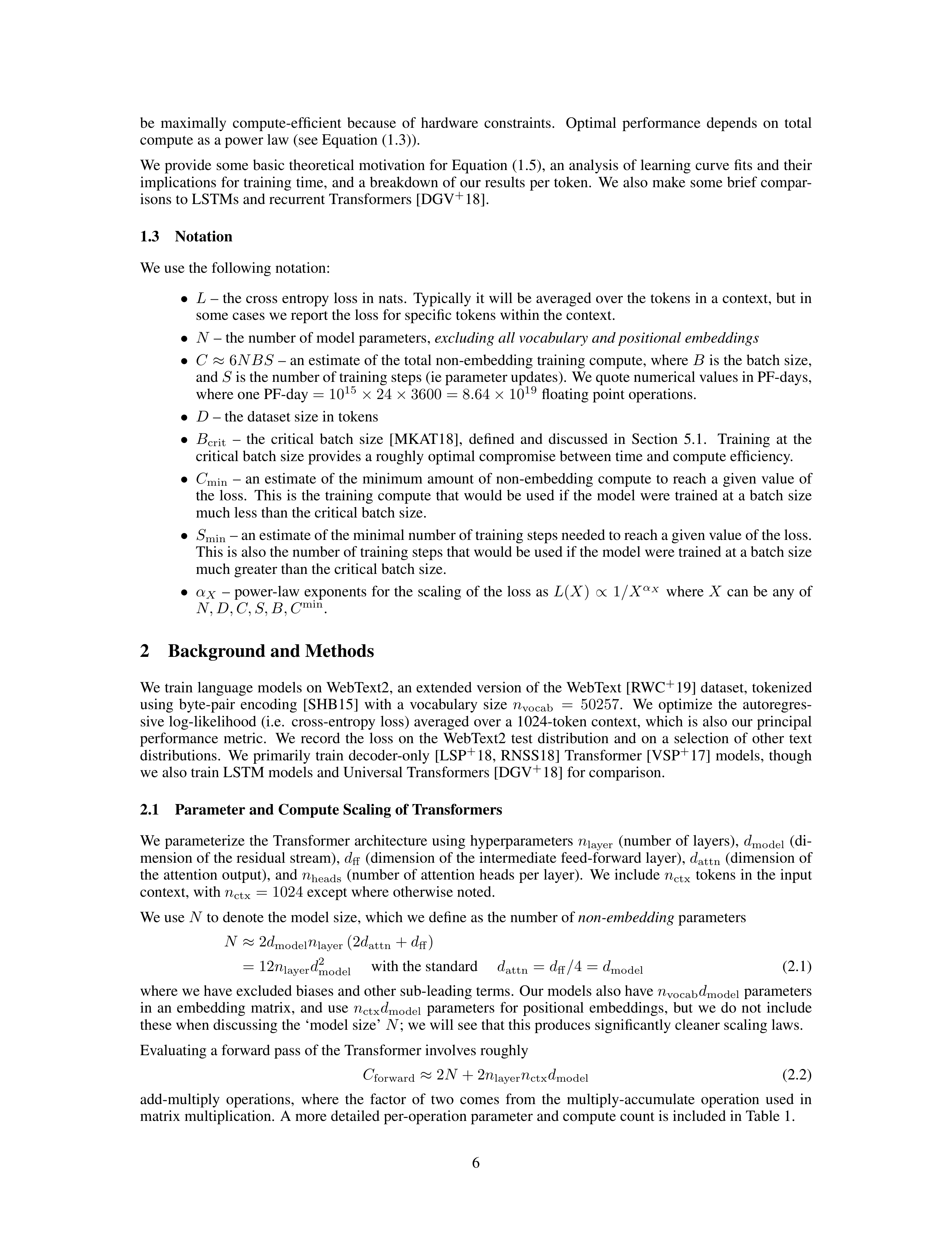 Scaling Laws for Neural Language Models Research Paper by OpenAI — page 6