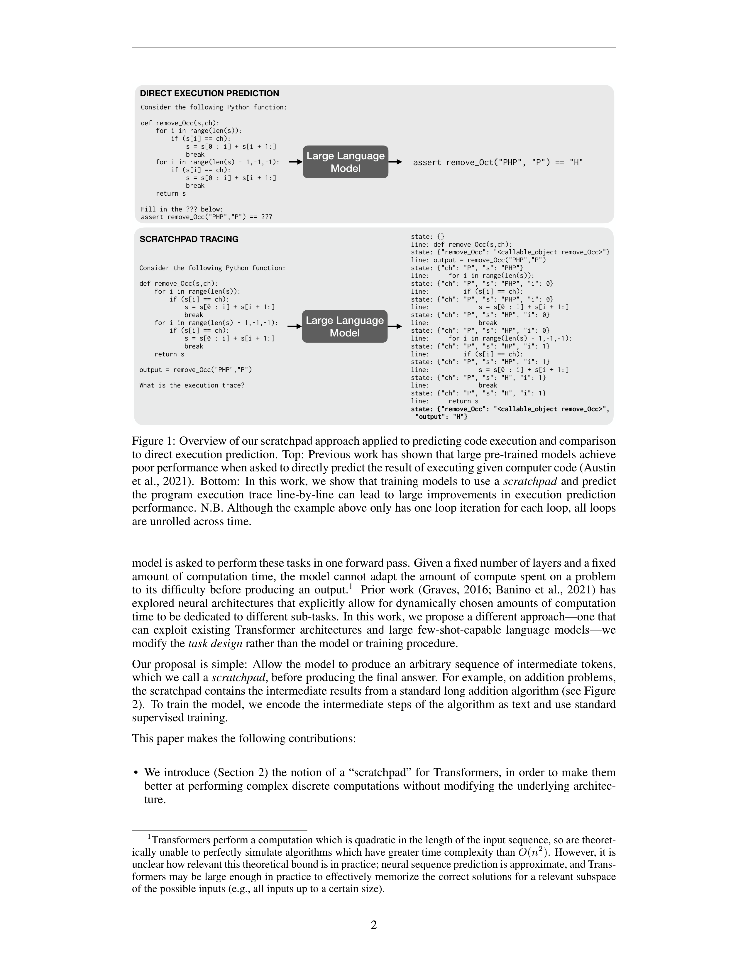 Scratchpads for Intermediate Computation Research Paper by Google — page 2