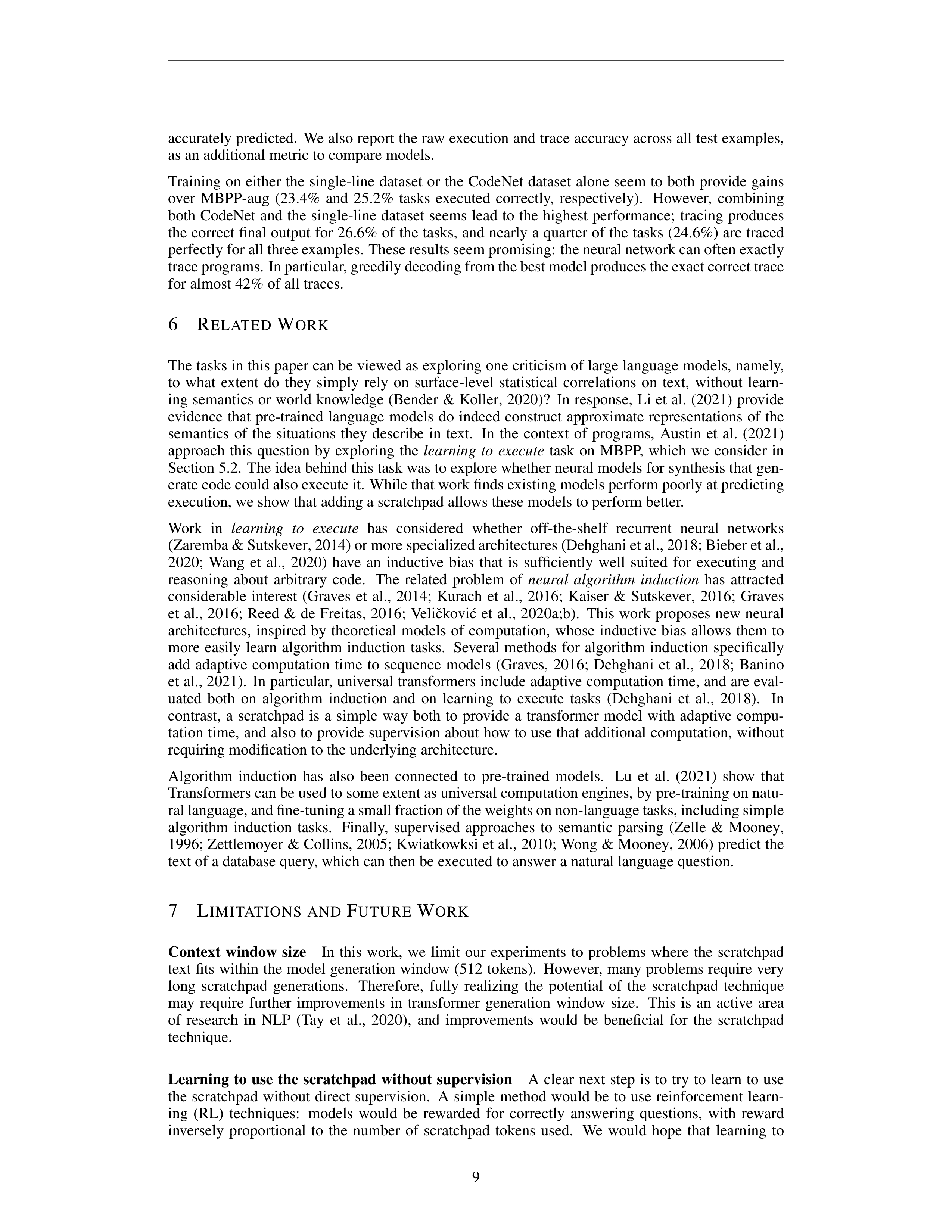 Scratchpads for Intermediate Computation Research Paper by Google — page 9