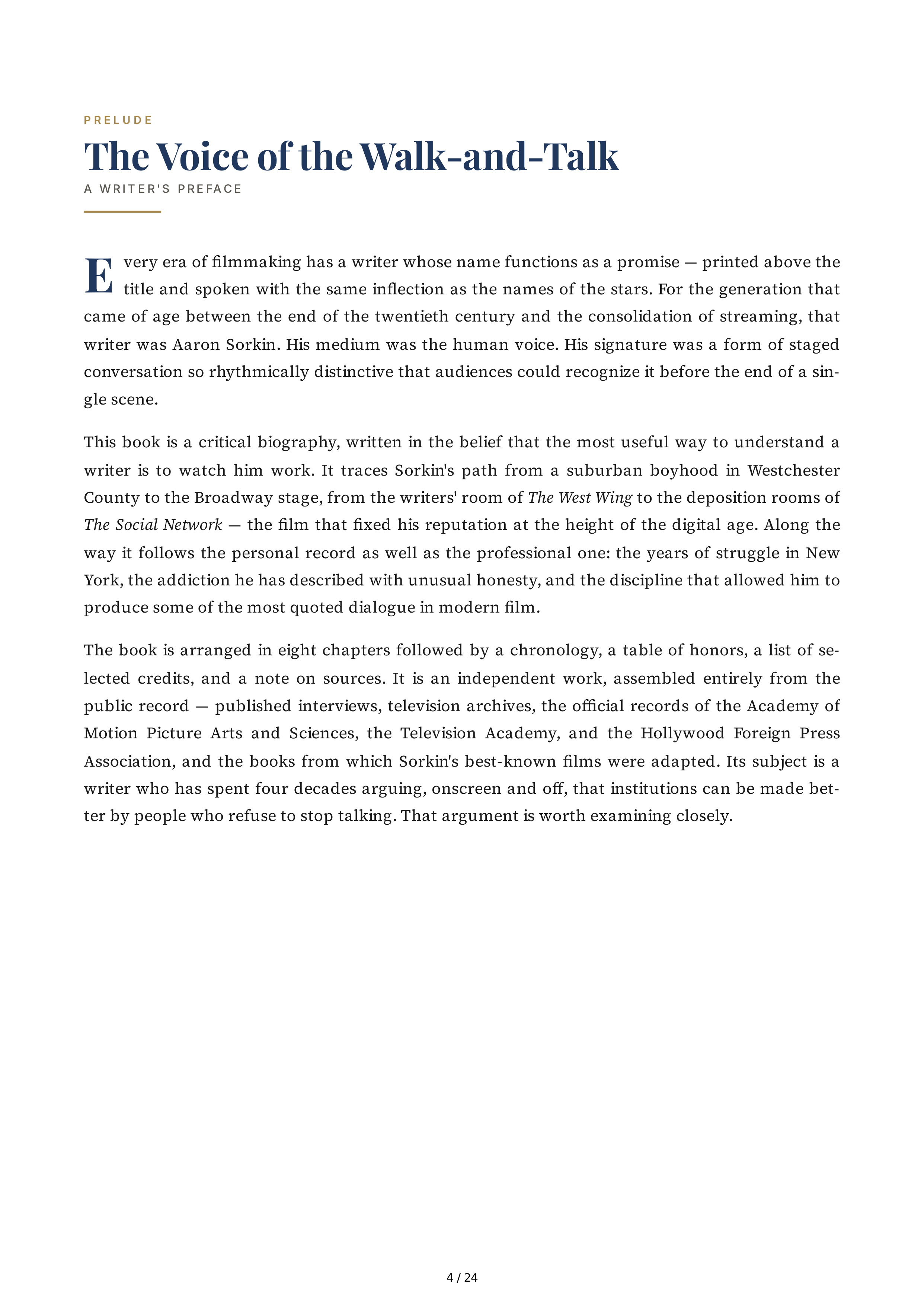 Screenwriter Aaron Sorkin The Social Network Biography — page 4