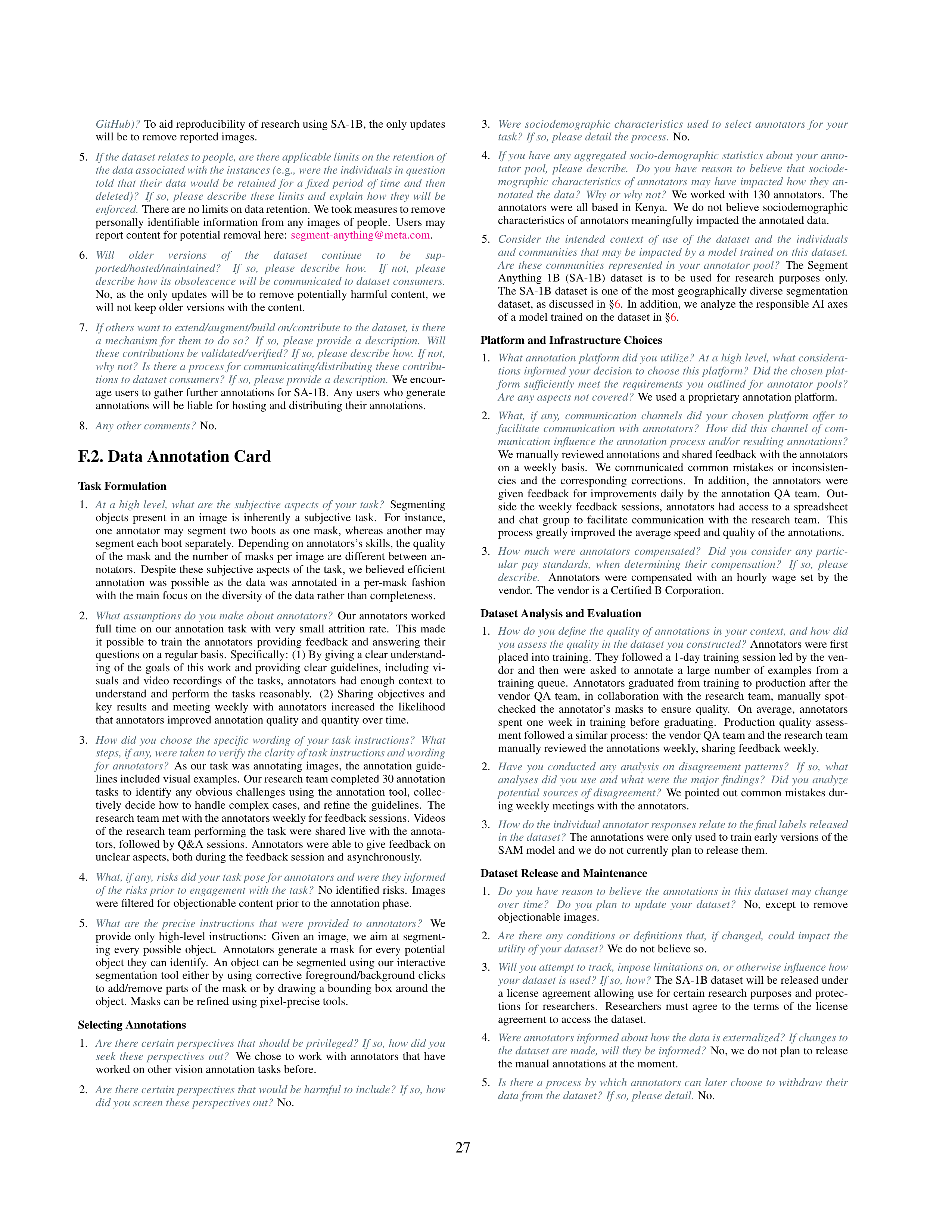 Segment Anything Research Paper by Meta — page 27