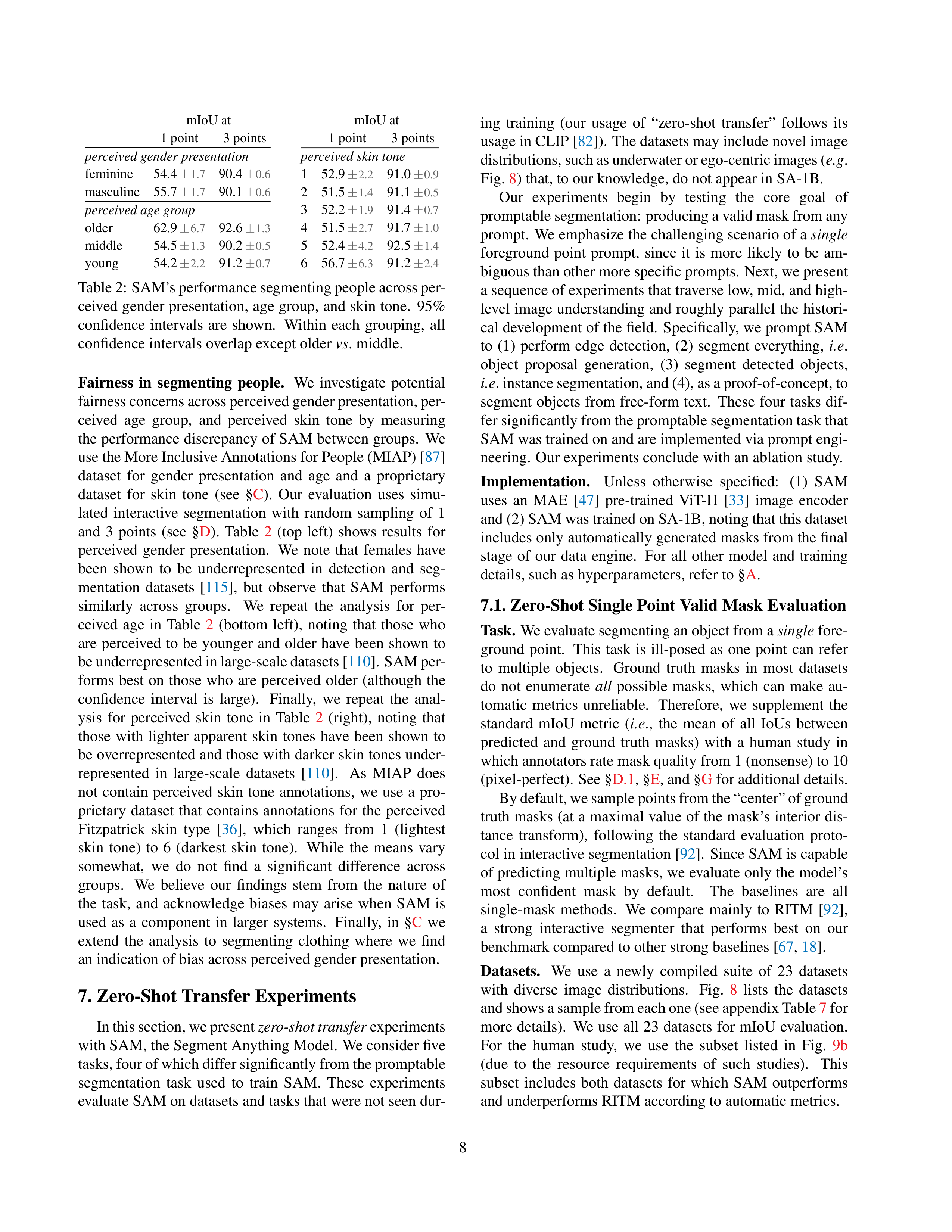 Segment Anything Research Paper by Meta — page 8