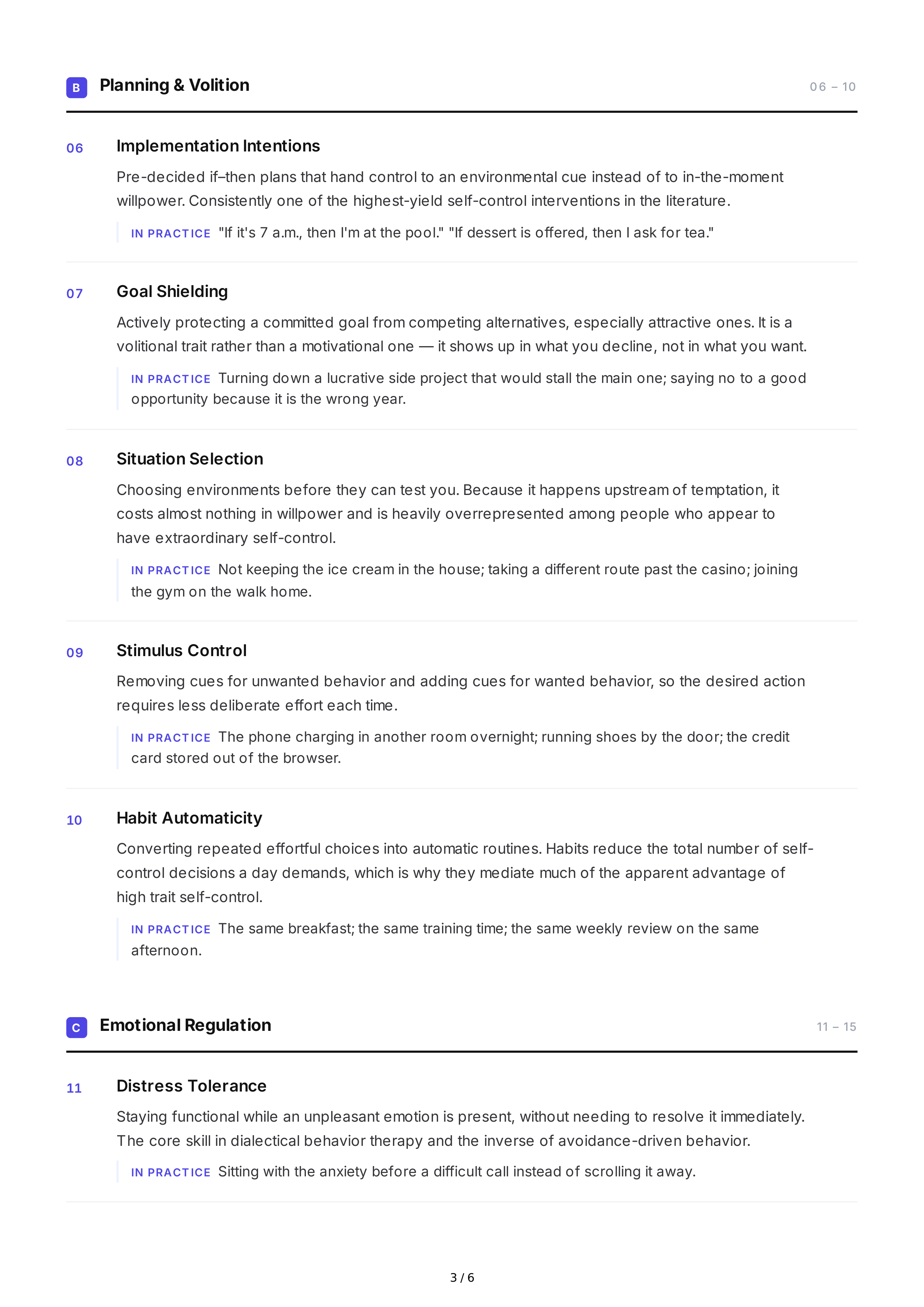 Self-Control Personality Traits — page 3