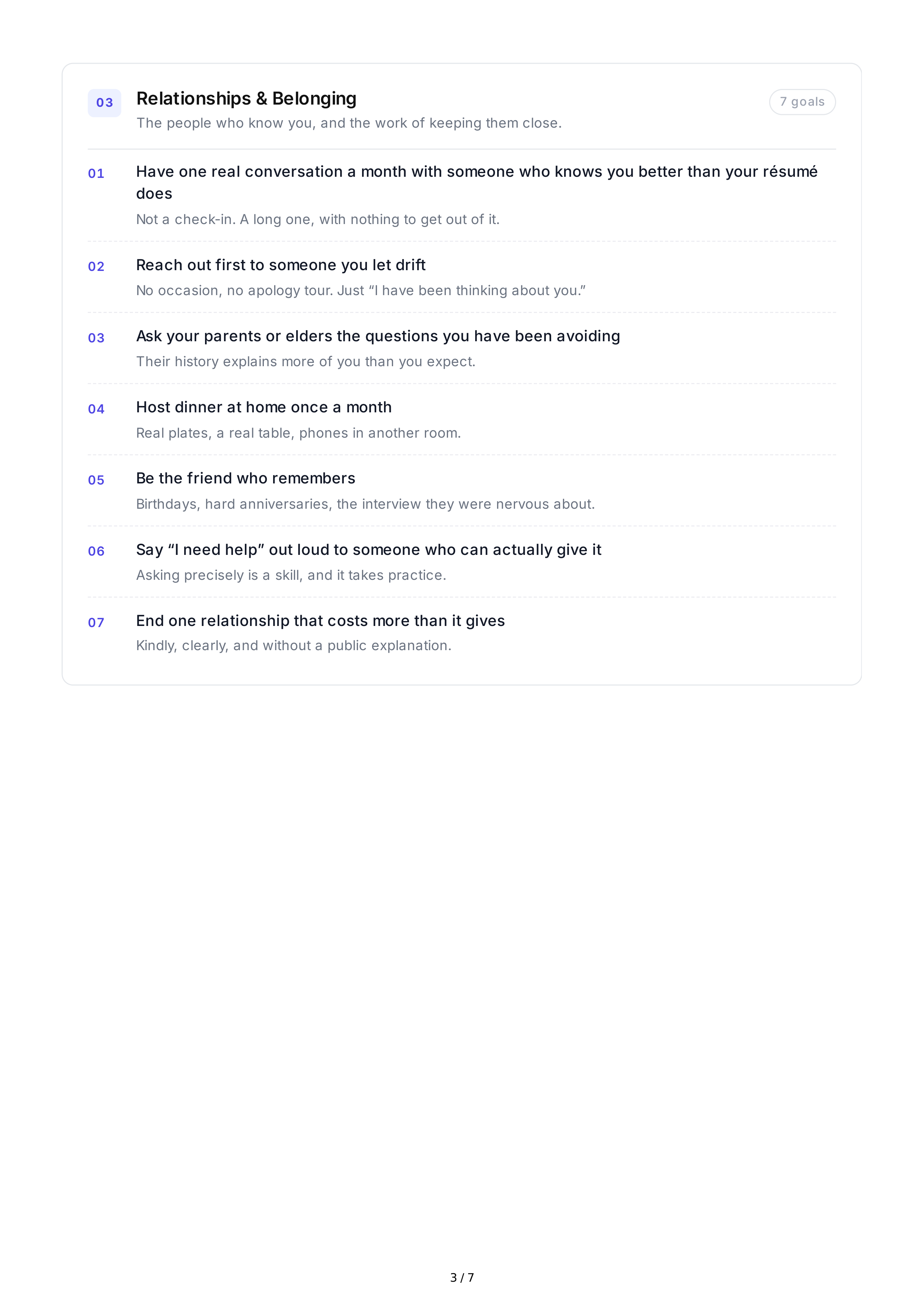 Self-Discovery Life Goals — page 3