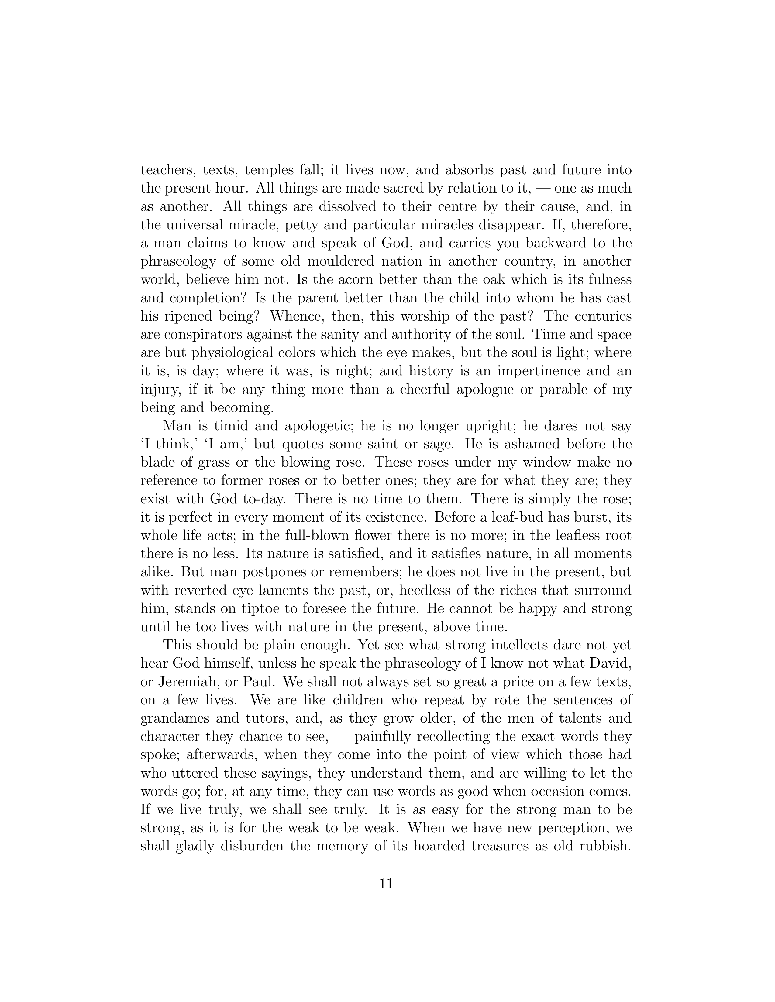 Self-Reliance Essay — page 11