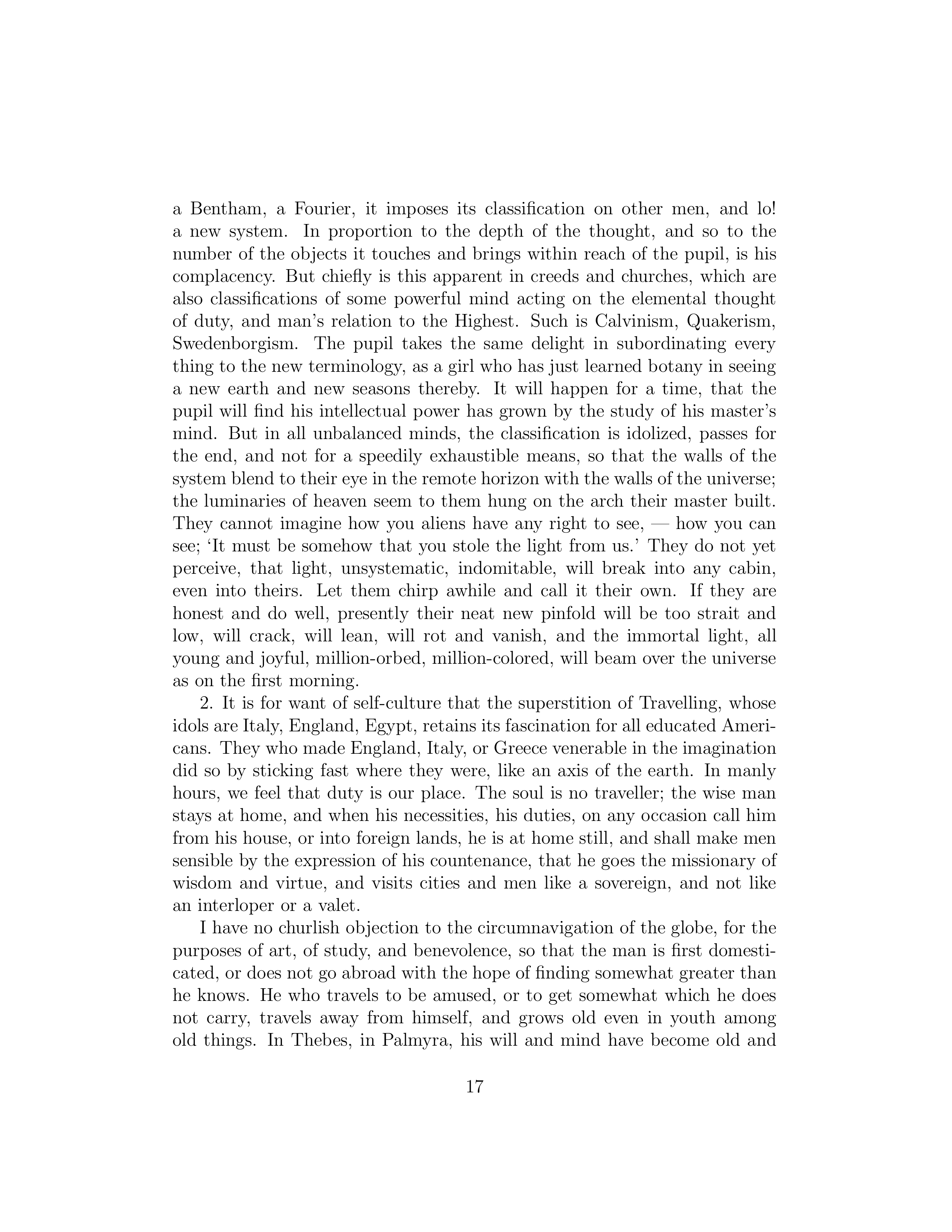Self-Reliance Essay — page 17