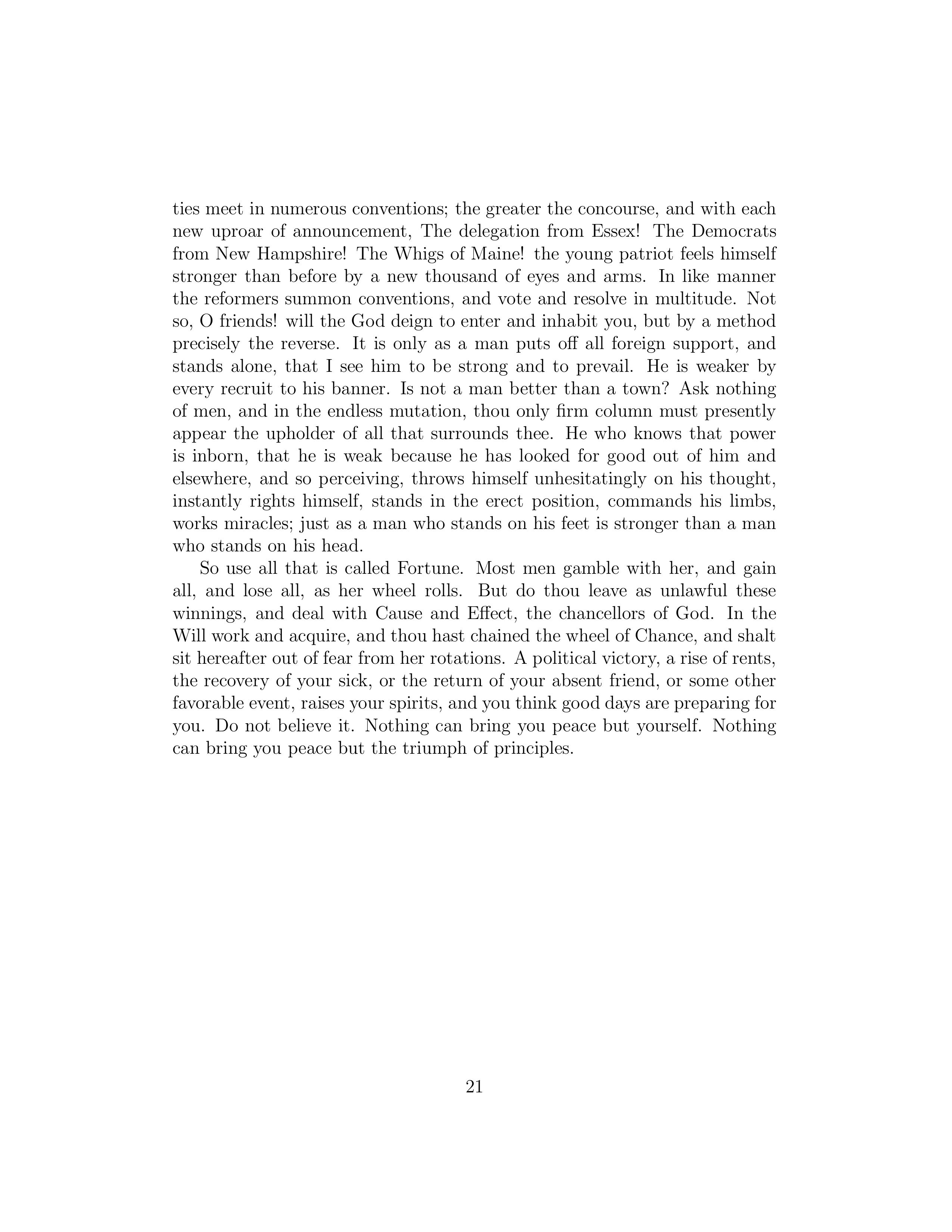 Self-Reliance Essay — page 21