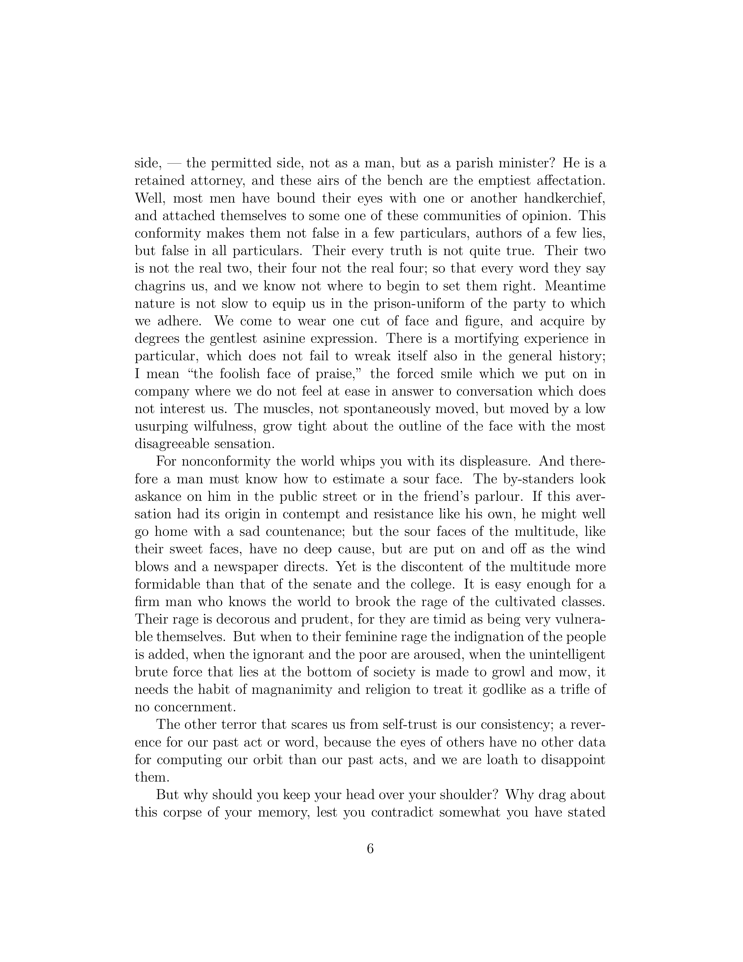 Self-Reliance Essay — page 6