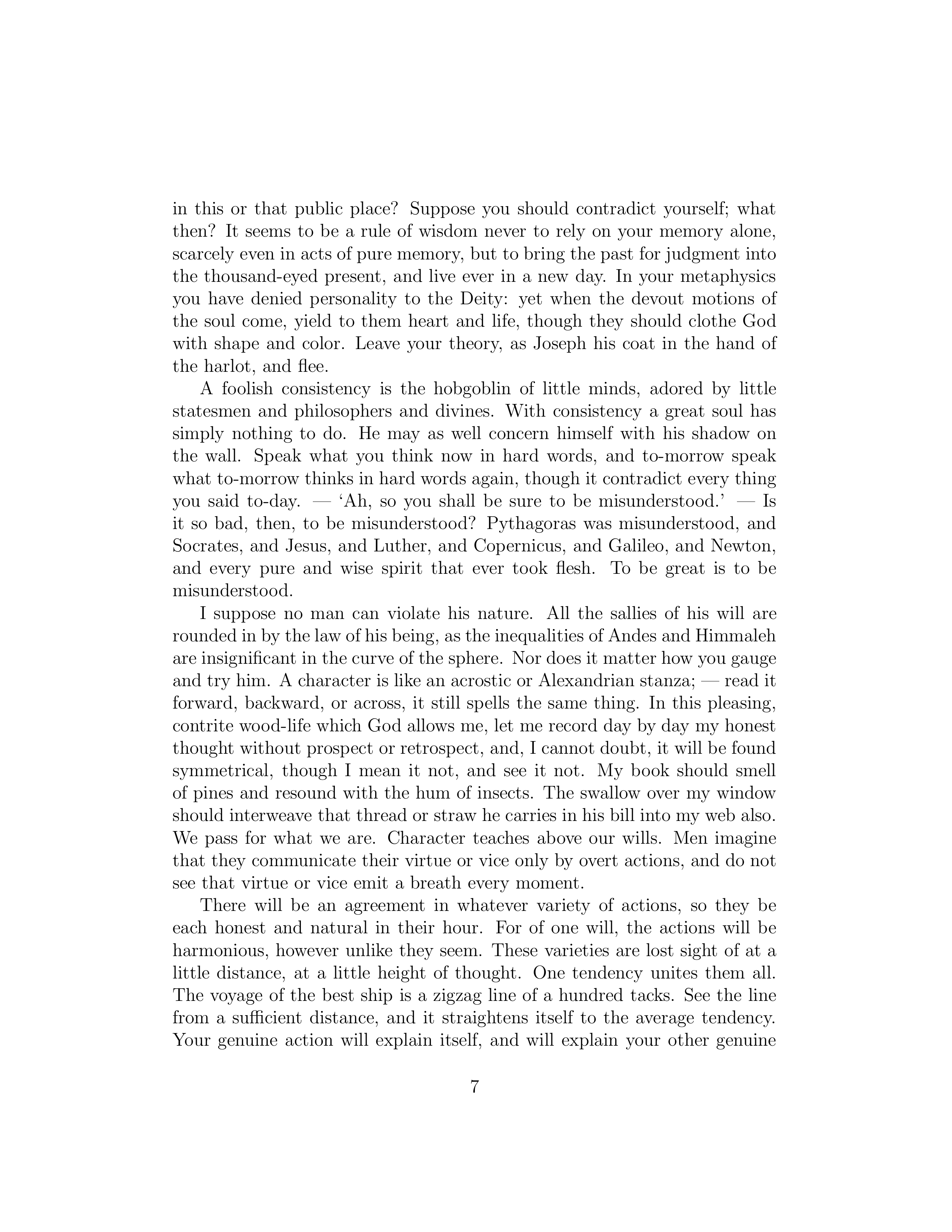 Self-Reliance Essay — page 7