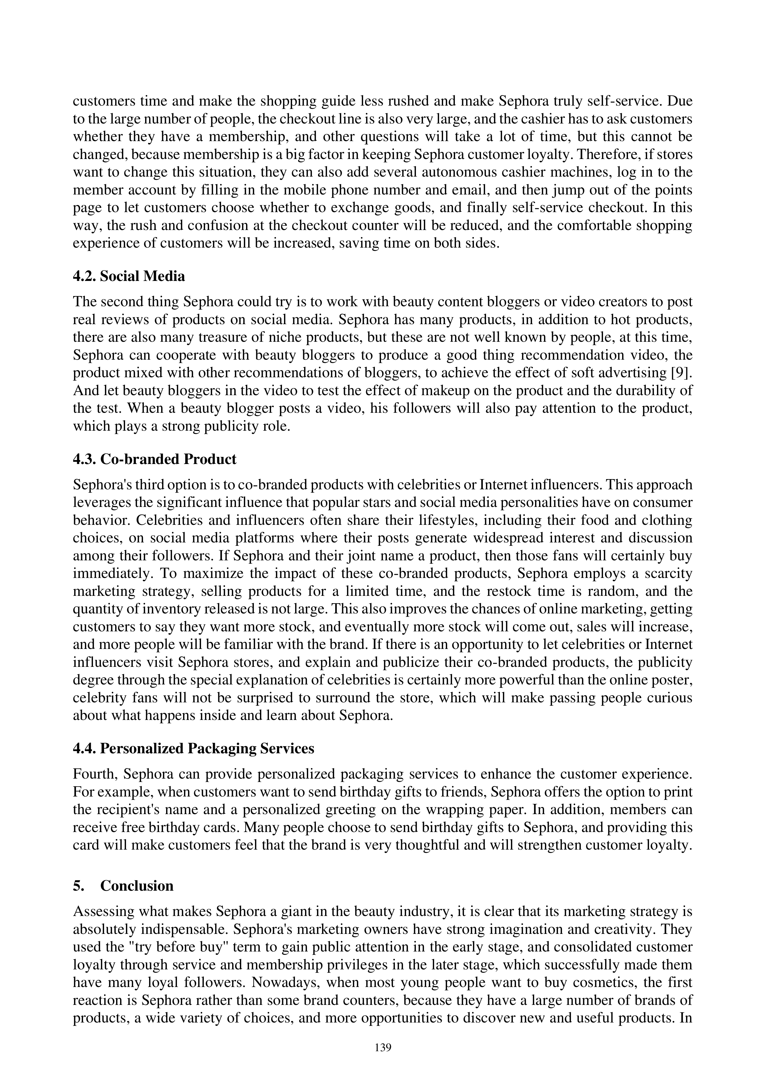 Sephora Case Study — page 4