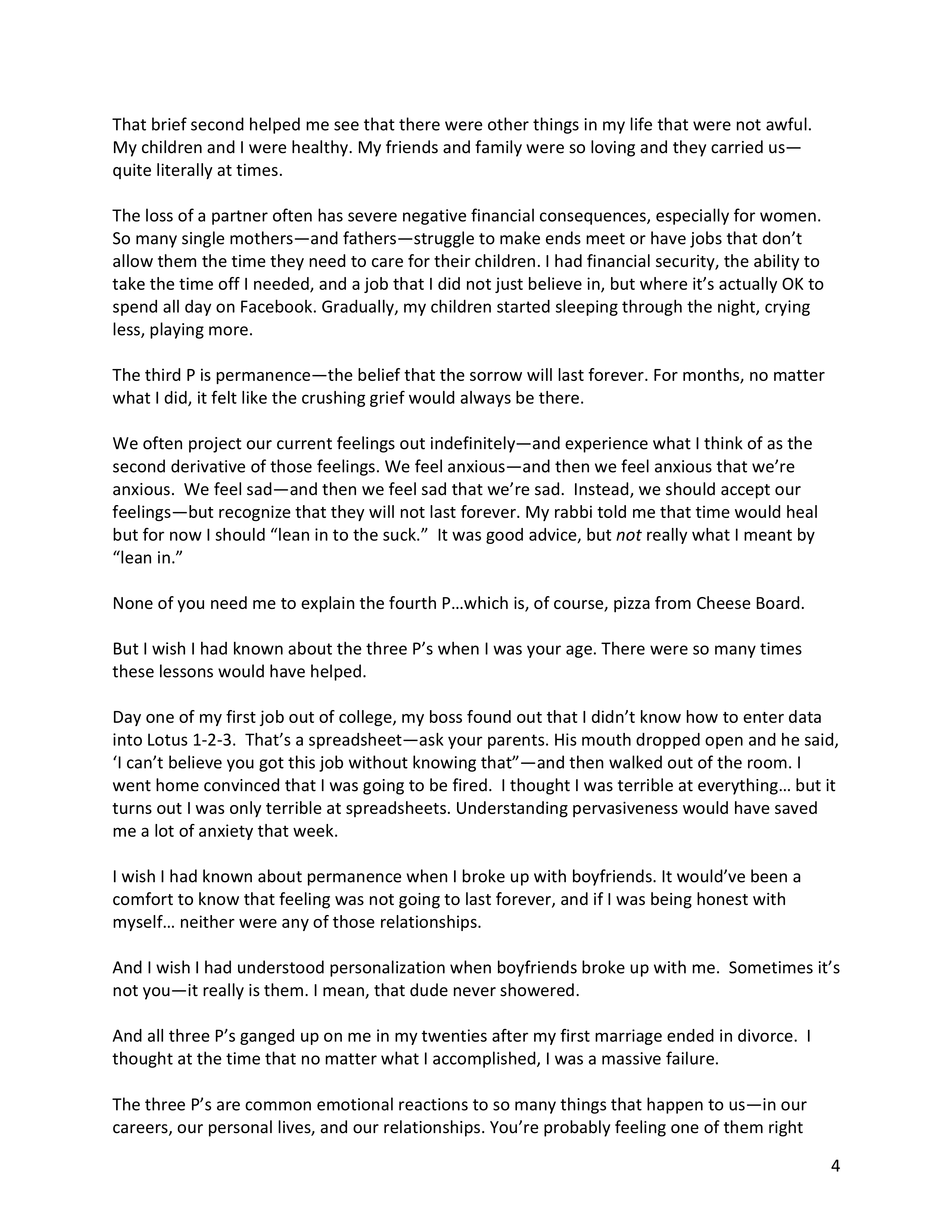 Sheryl Sandberg Berkeley Commencement Speech — page 4
