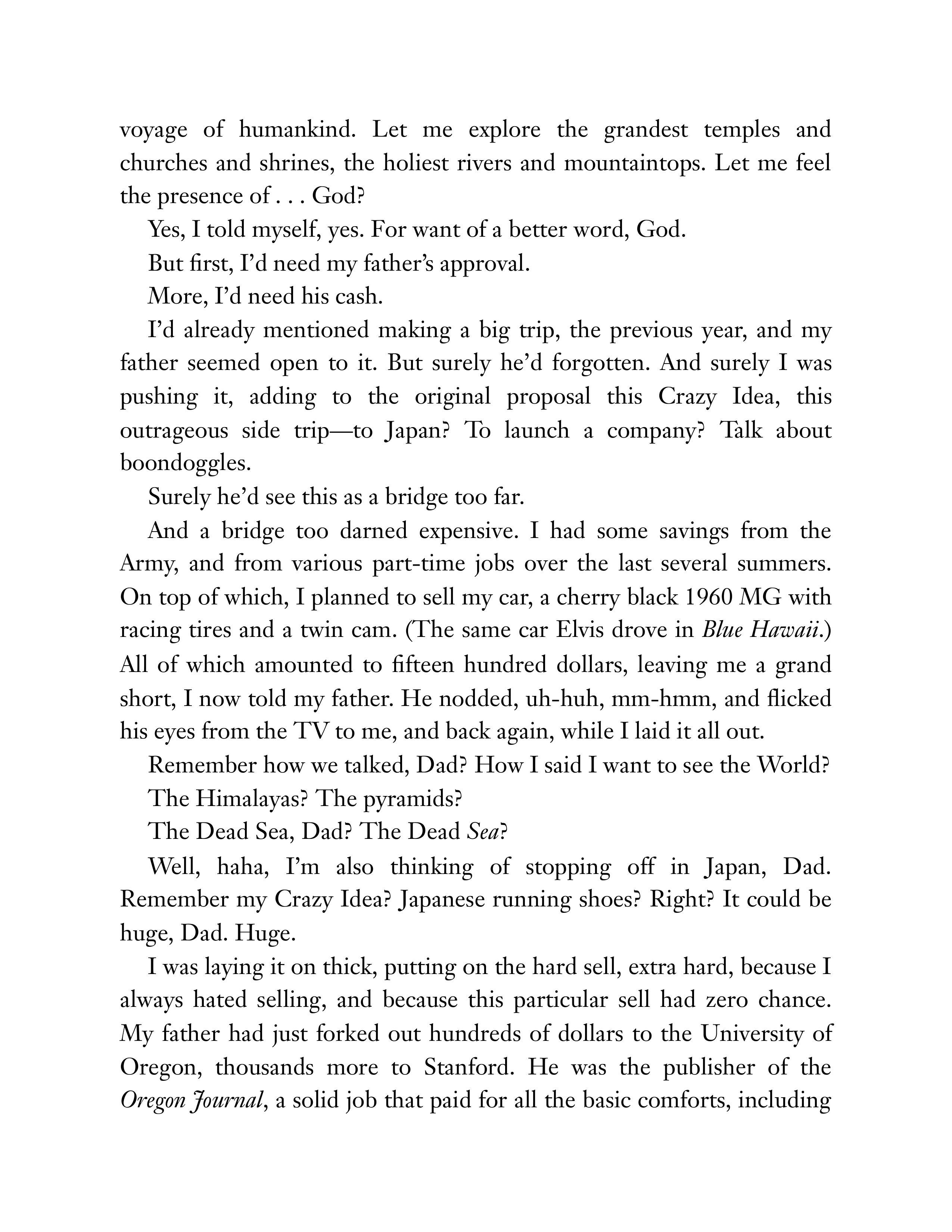 Shoe Dog A Memoir by the Creator of Nike Biography — page 15