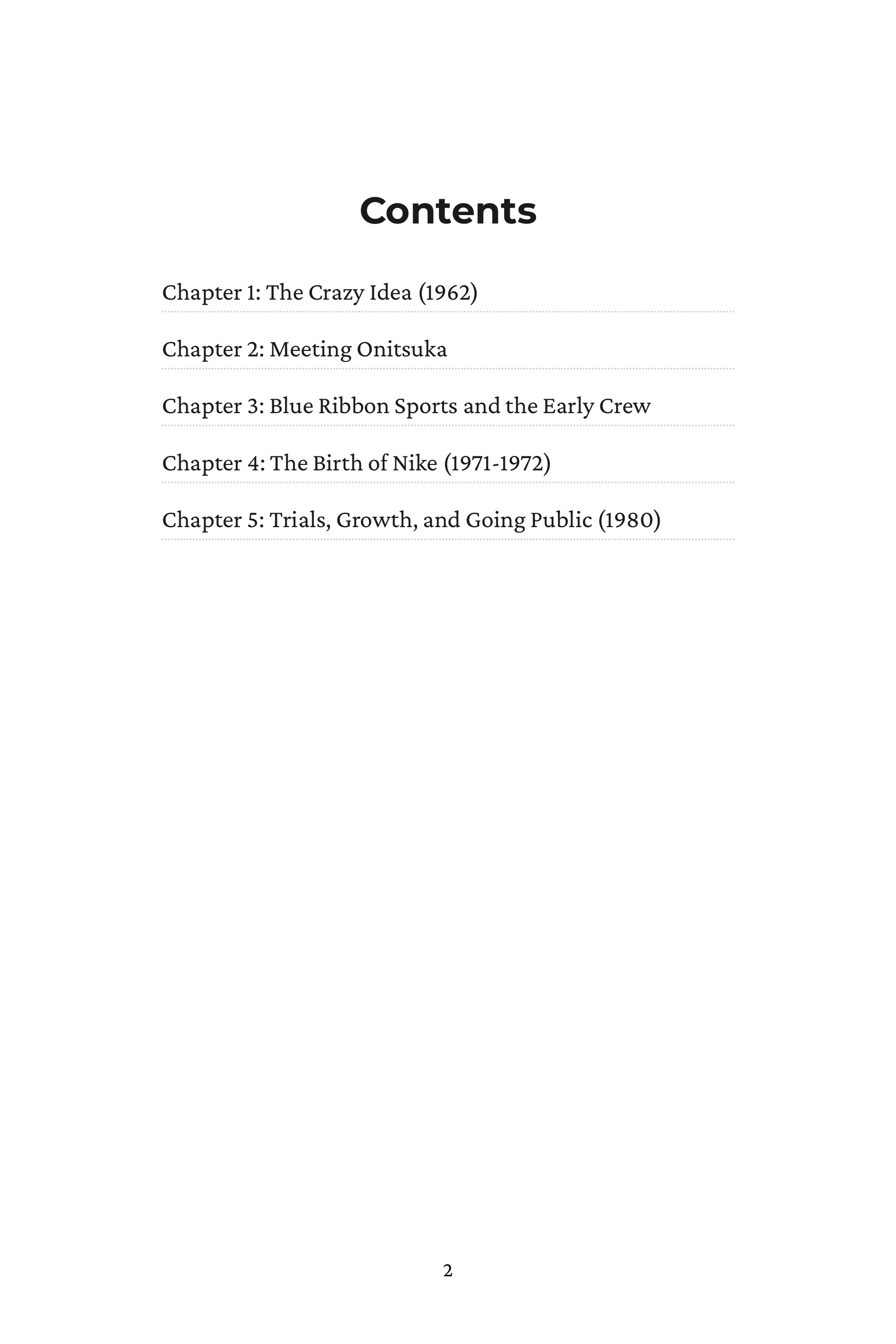 Shoe Dog by Phil Knight Nike Founder Autobiography — page 2