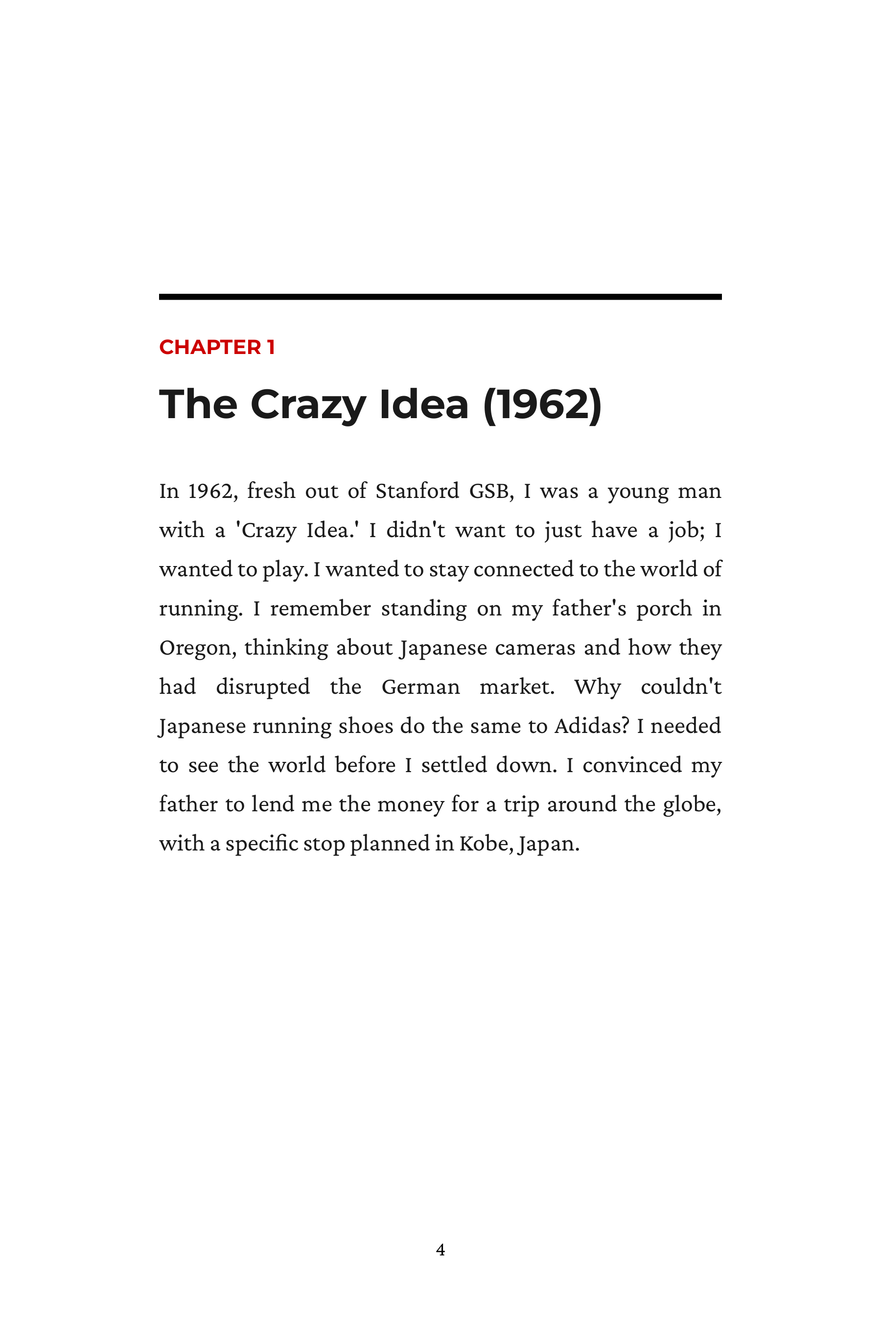 Shoe Dog by Phil Knight Nike Founder Autobiography — page 4