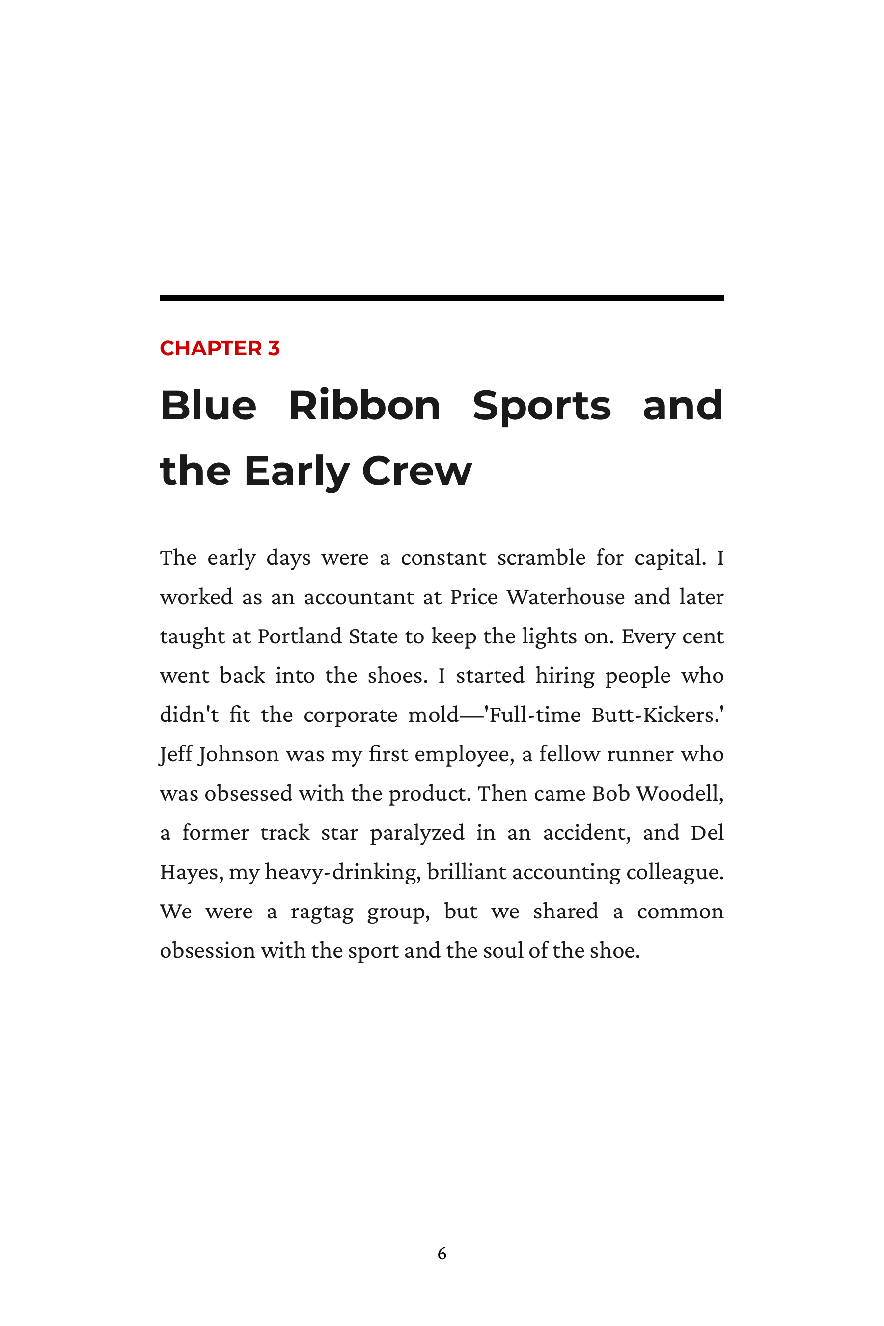 Shoe Dog by Phil Knight Nike Founder Autobiography — page 6