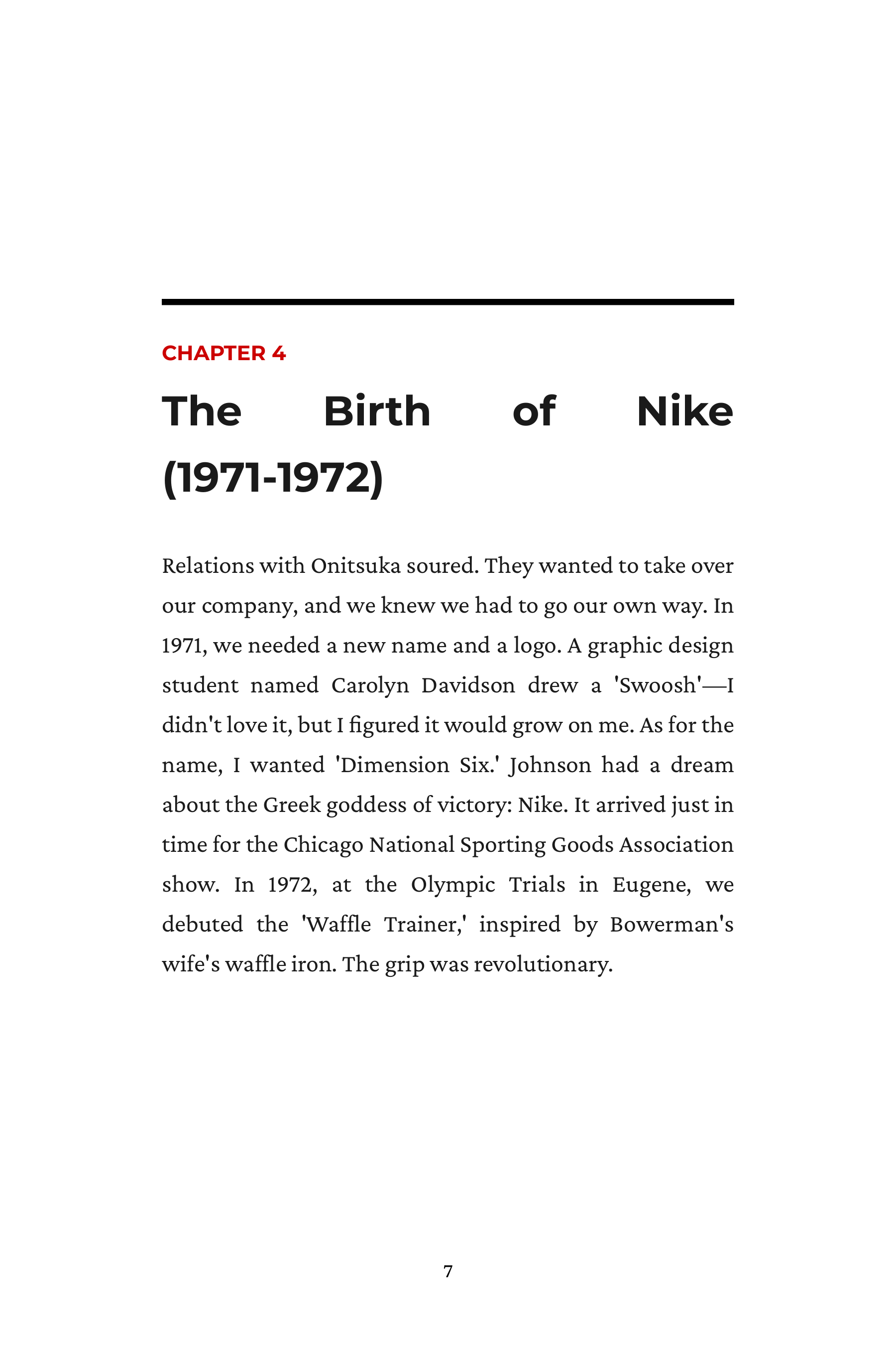 Shoe Dog by Phil Knight Nike Founder Autobiography — page 7
