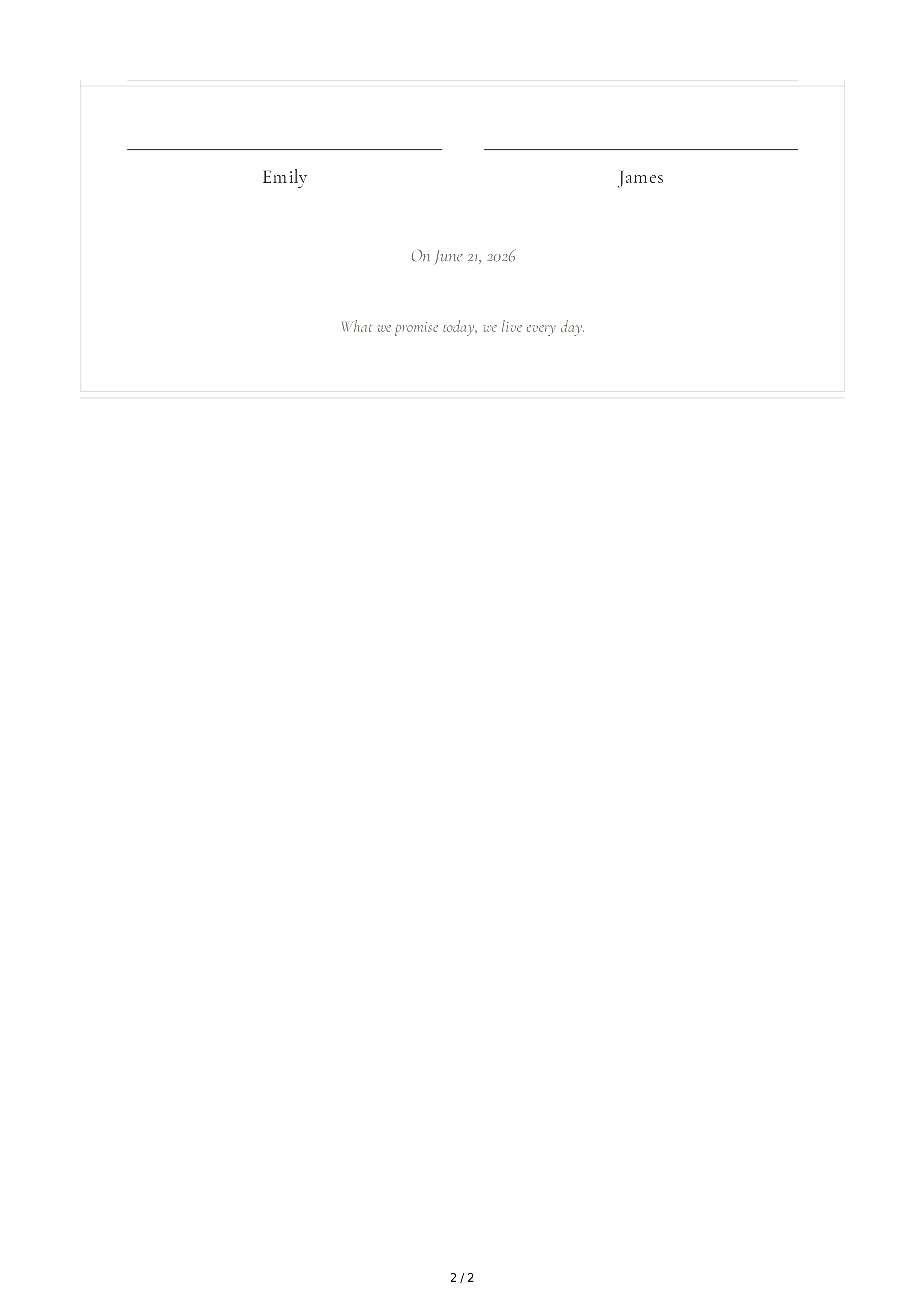 Short Wedding Vows — page 2