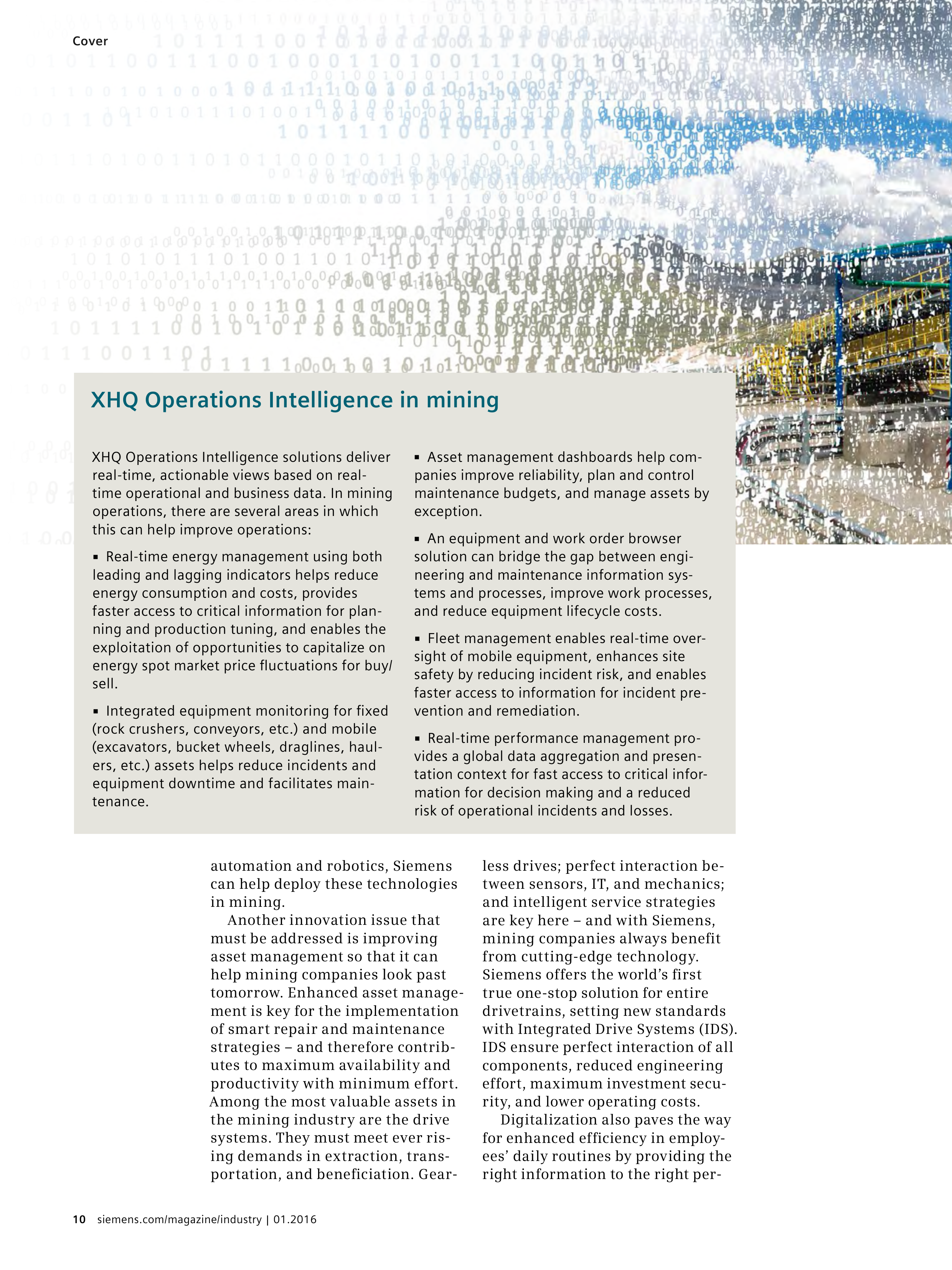 Siemens Mining Magazine — page 10