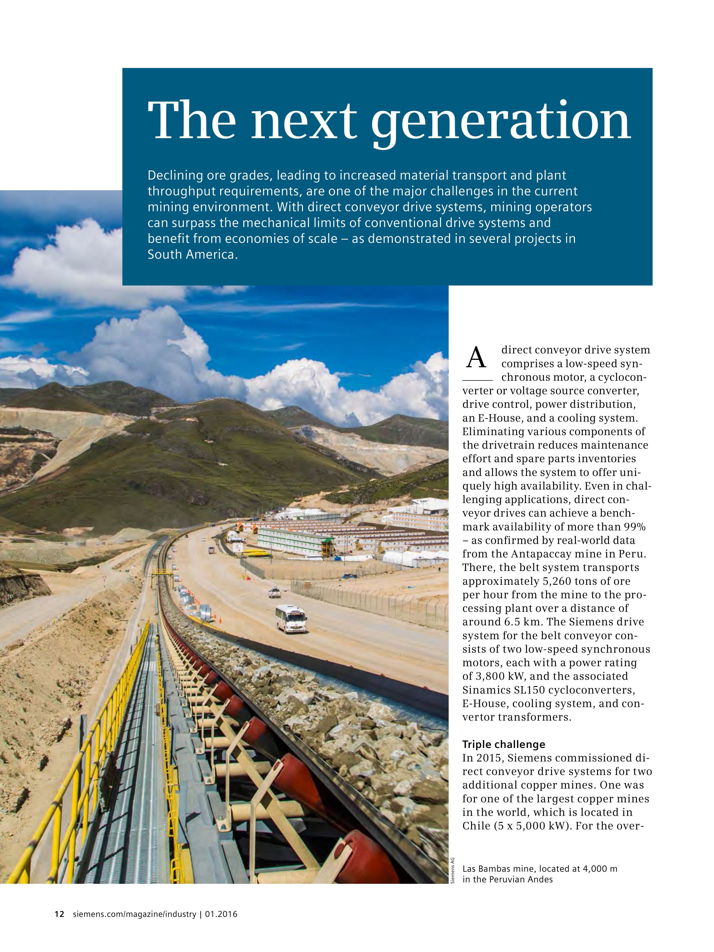 Siemens Mining Magazine — page 12