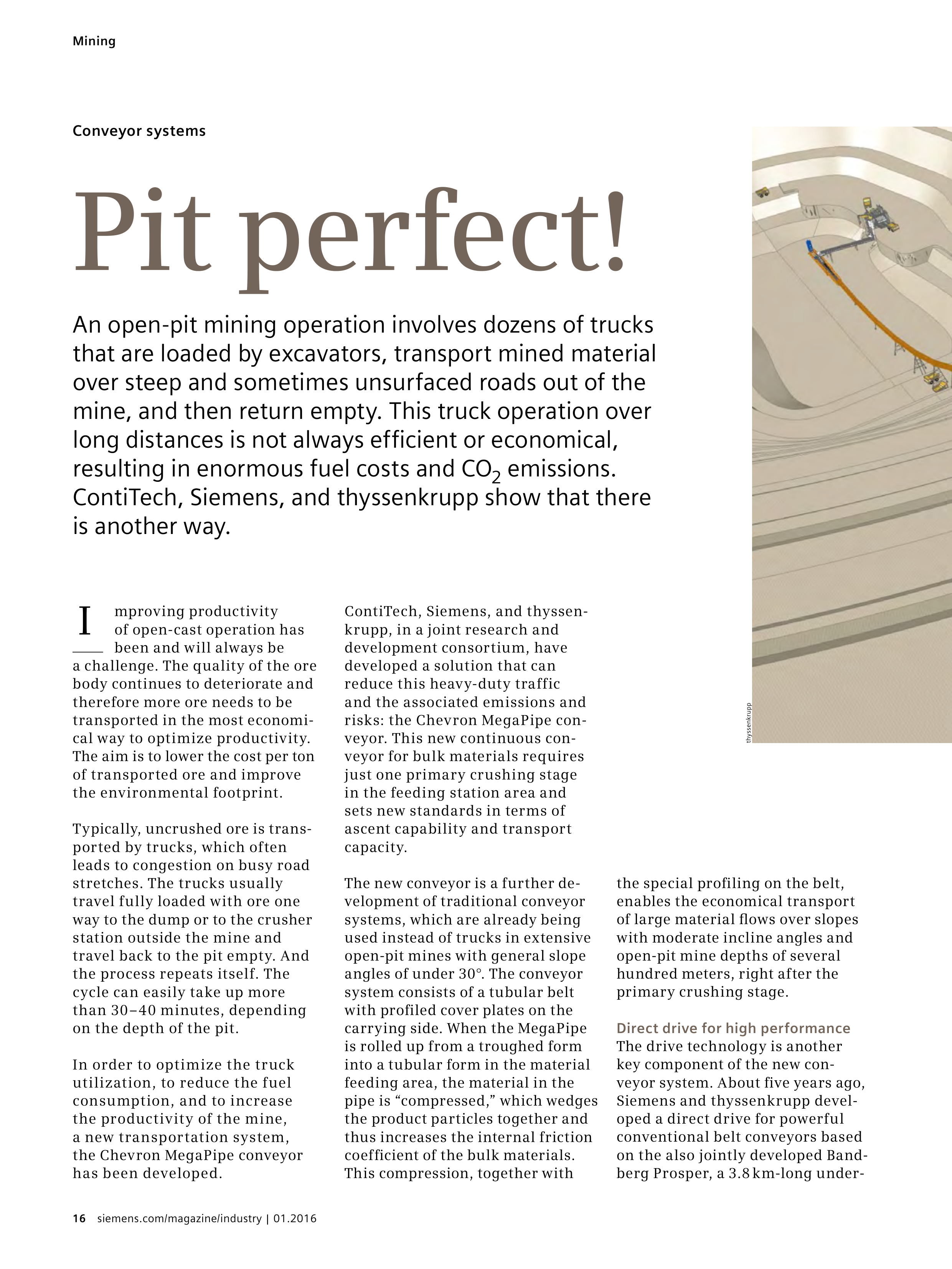 Siemens Mining Magazine — page 16