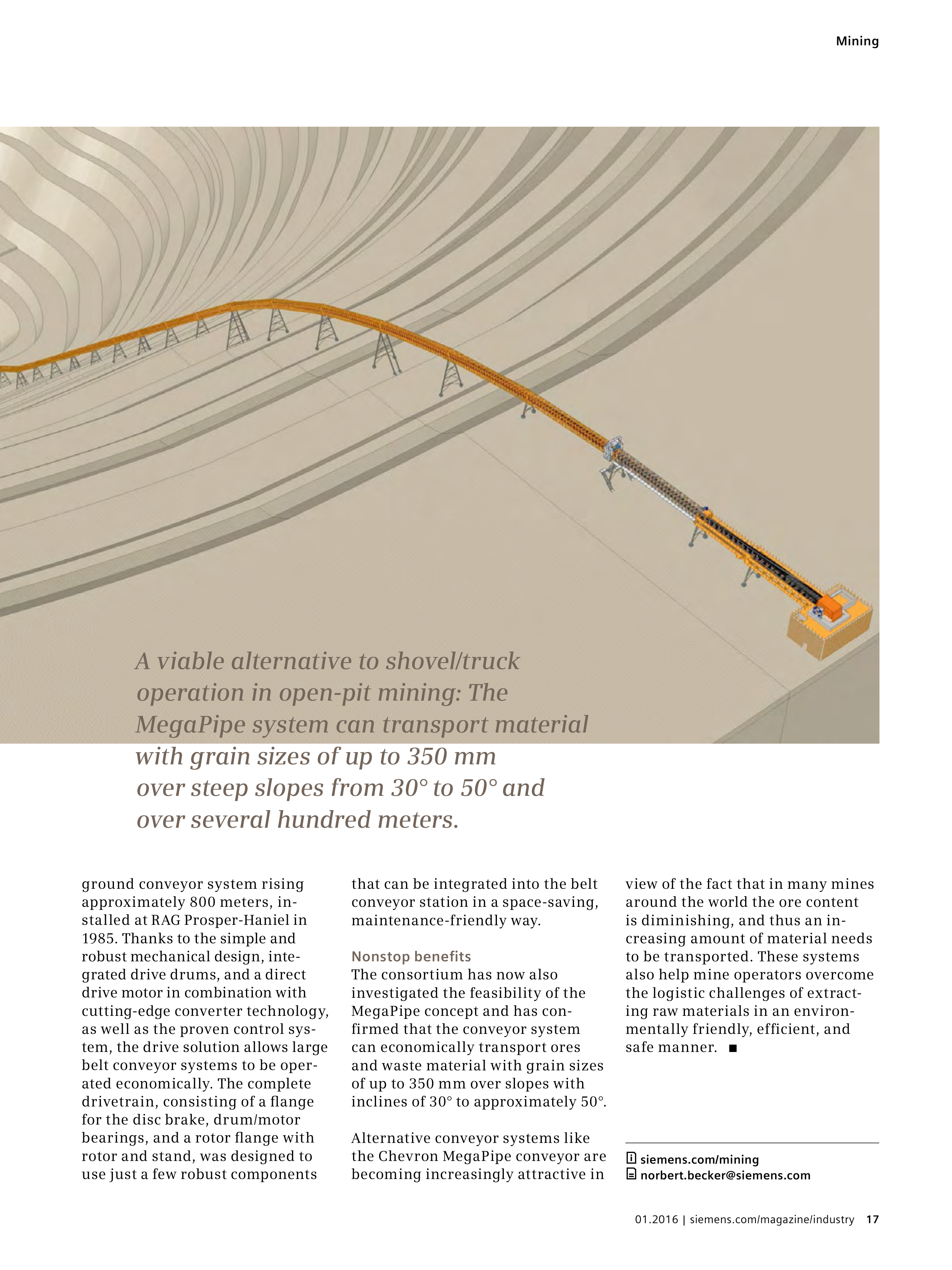 Siemens Mining Magazine — page 17