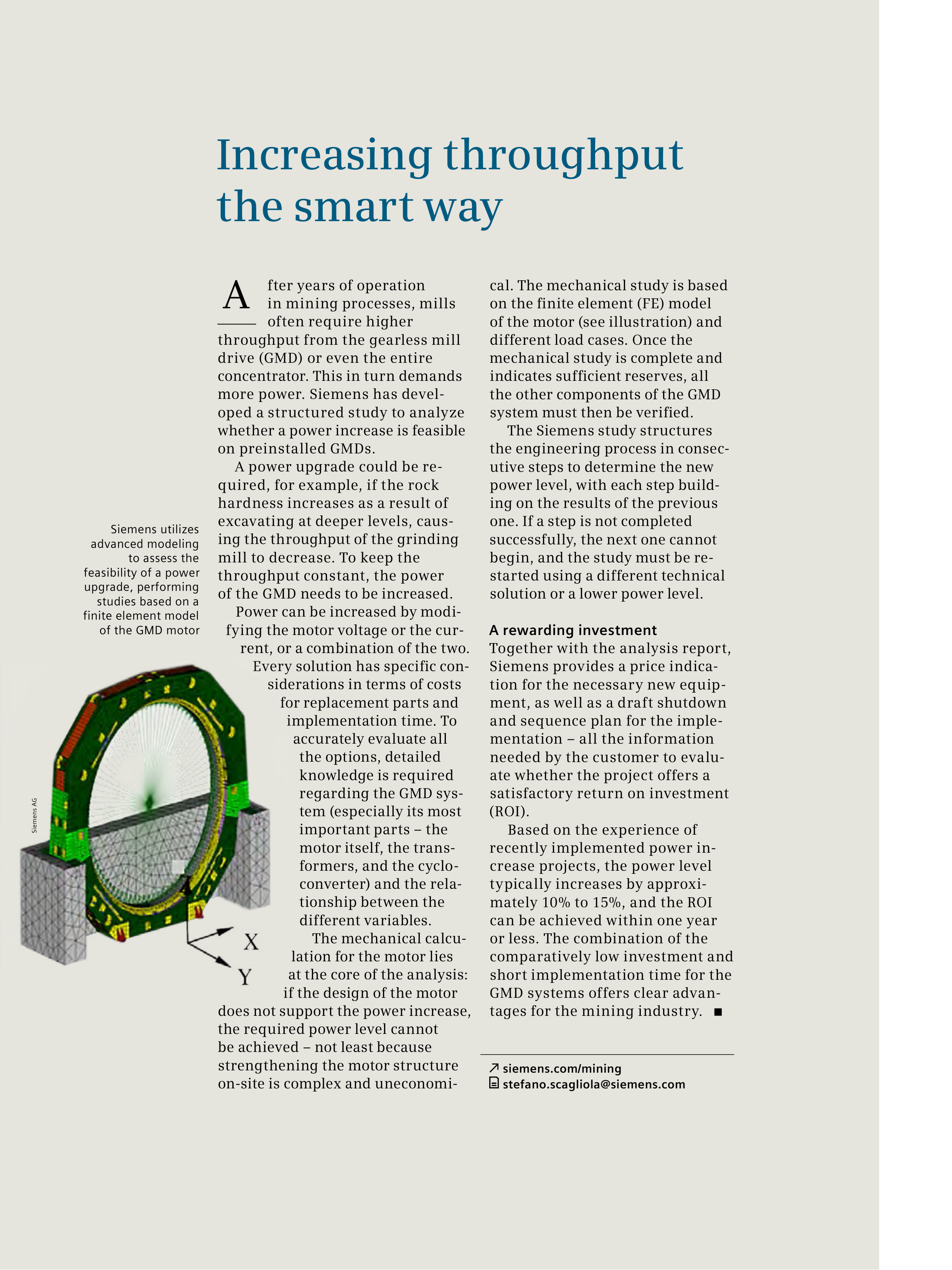Siemens Mining Magazine — page 21