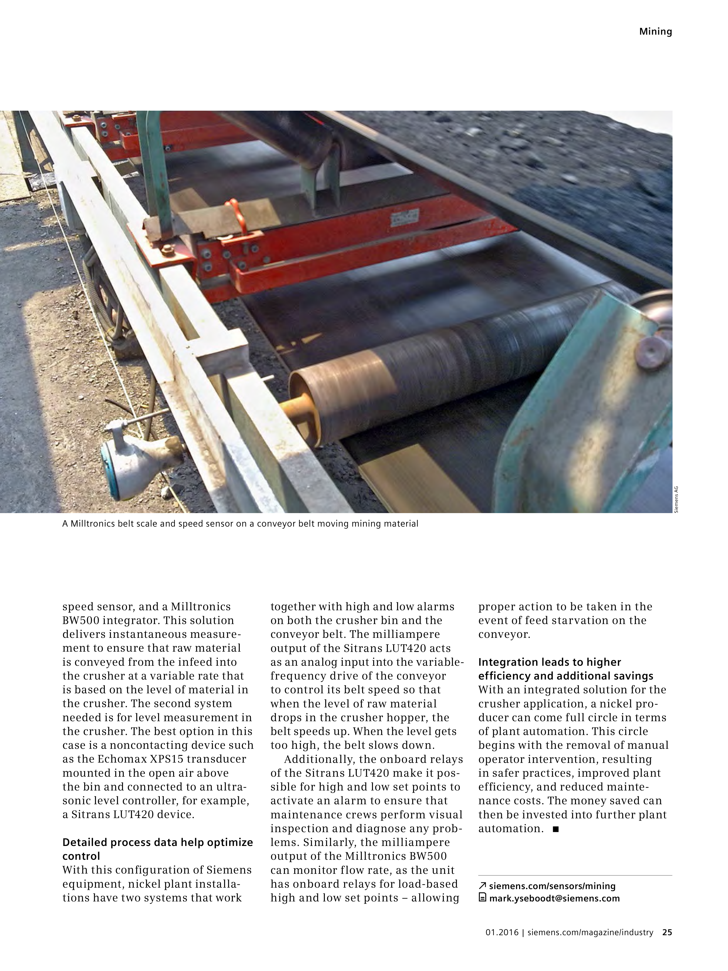 Siemens Mining Magazine — page 25