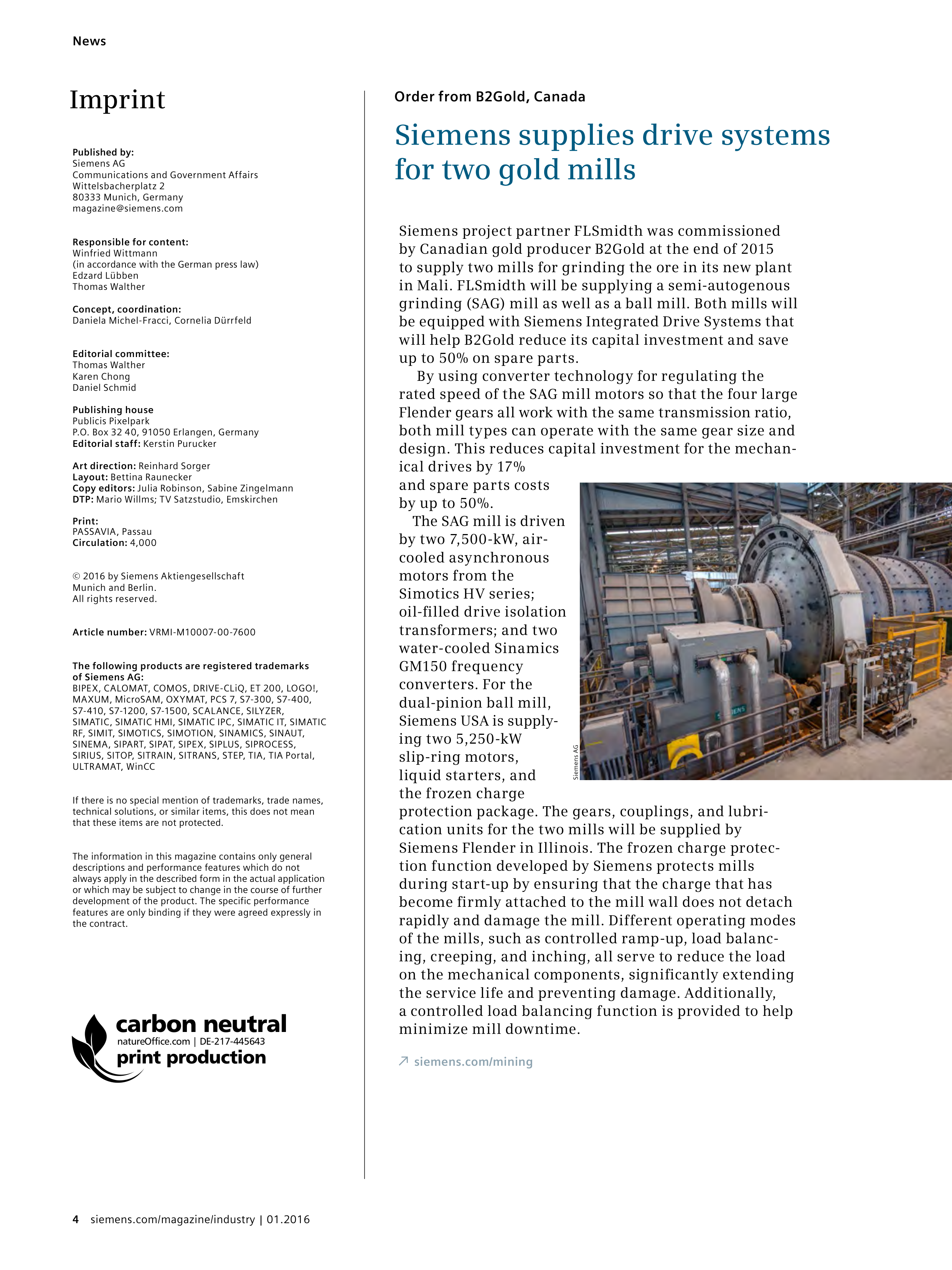 Siemens Mining Magazine — page 4