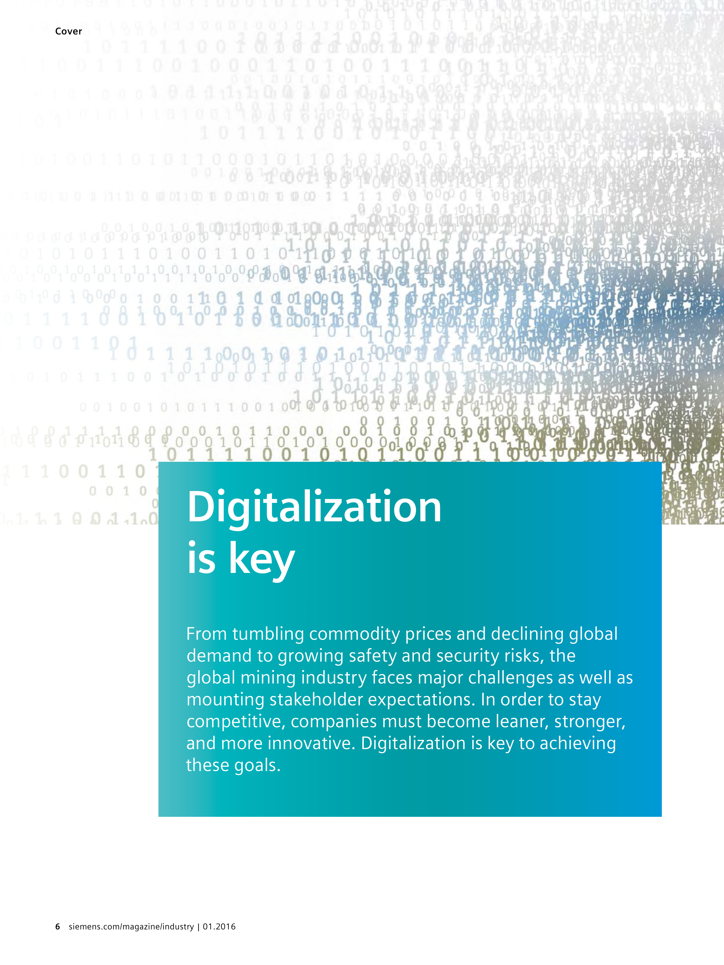 Siemens Mining Magazine — page 6