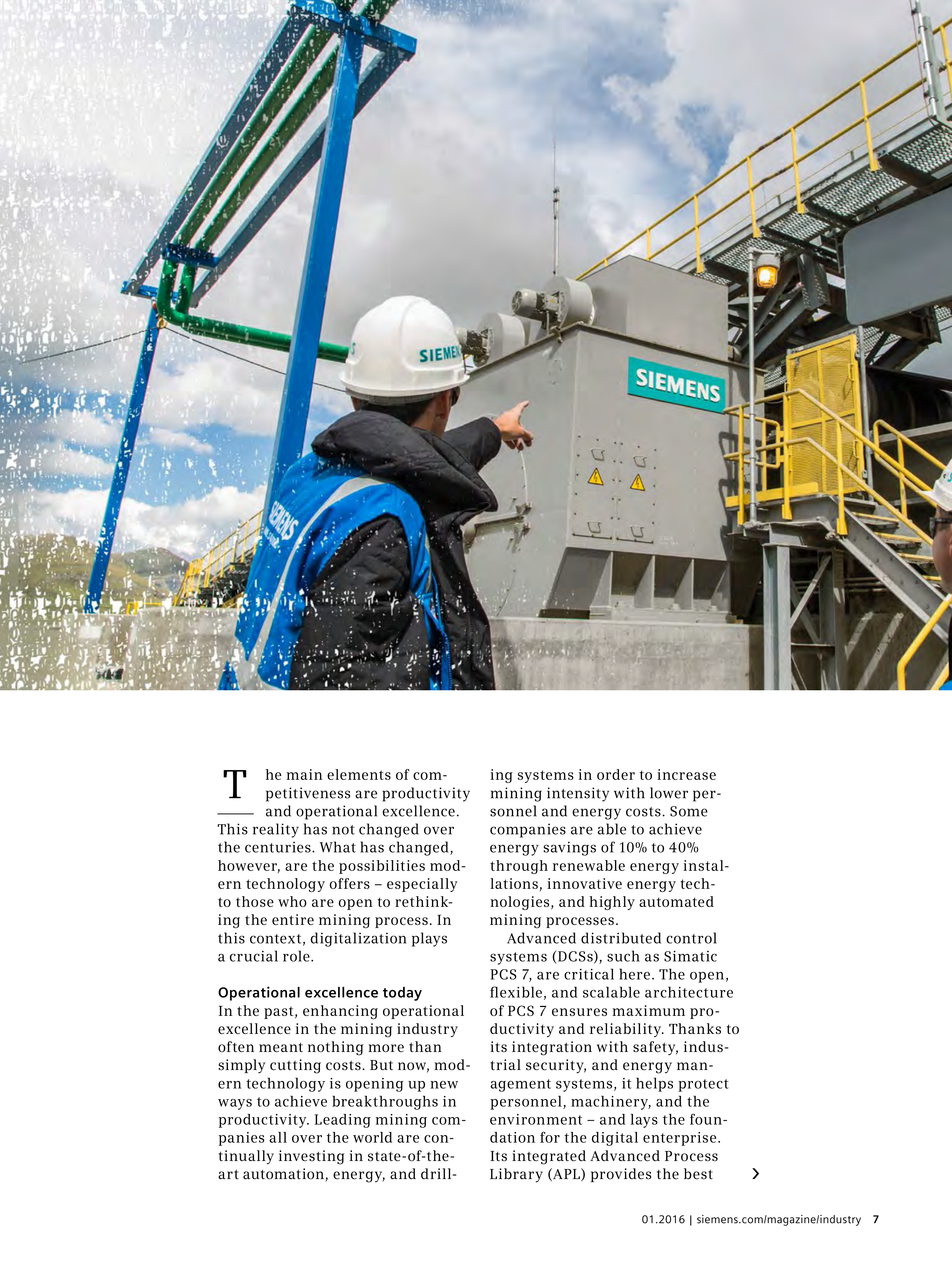 Siemens Mining Magazine — page 7
